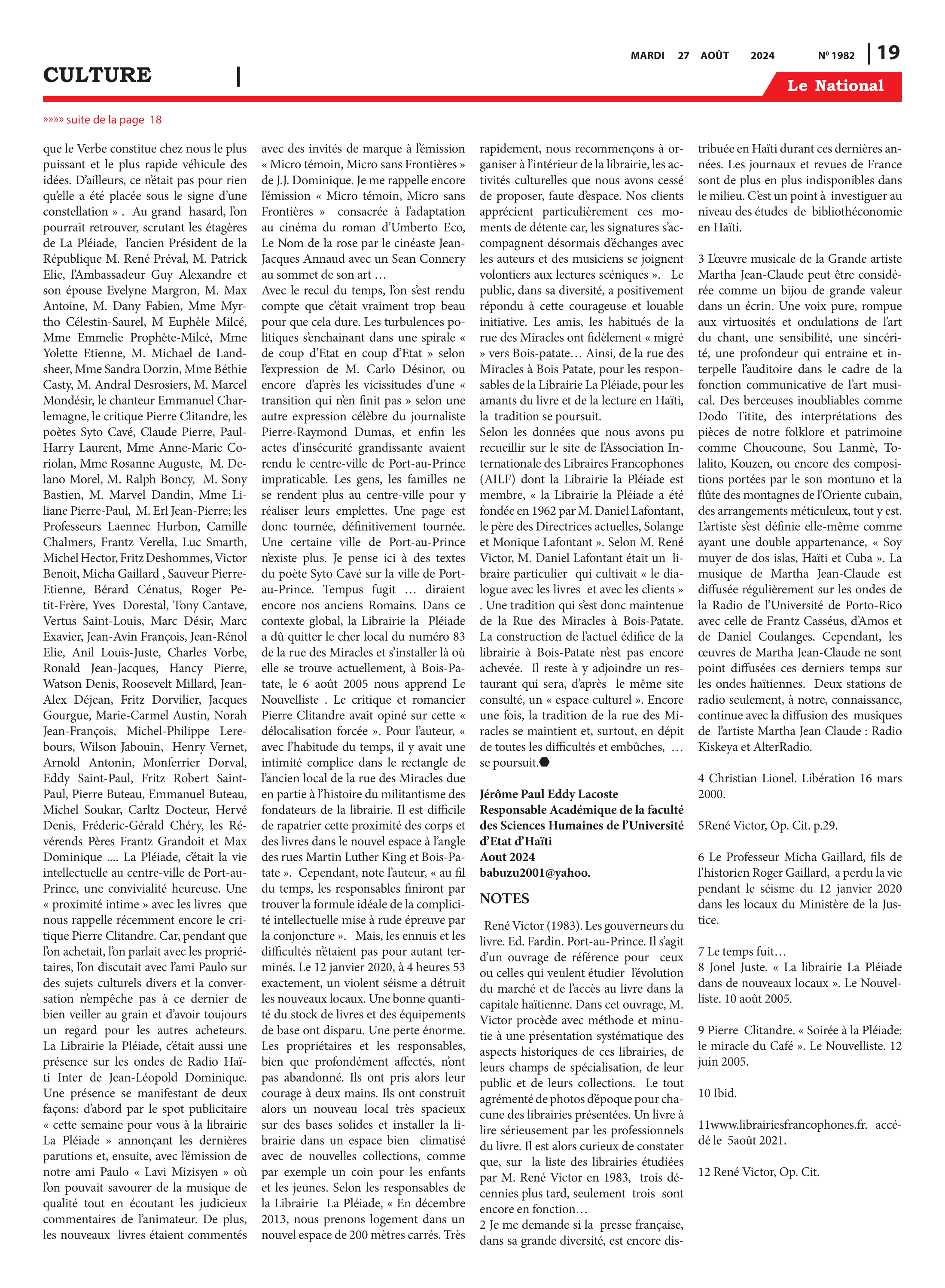 Page 19 de l'édition 1982