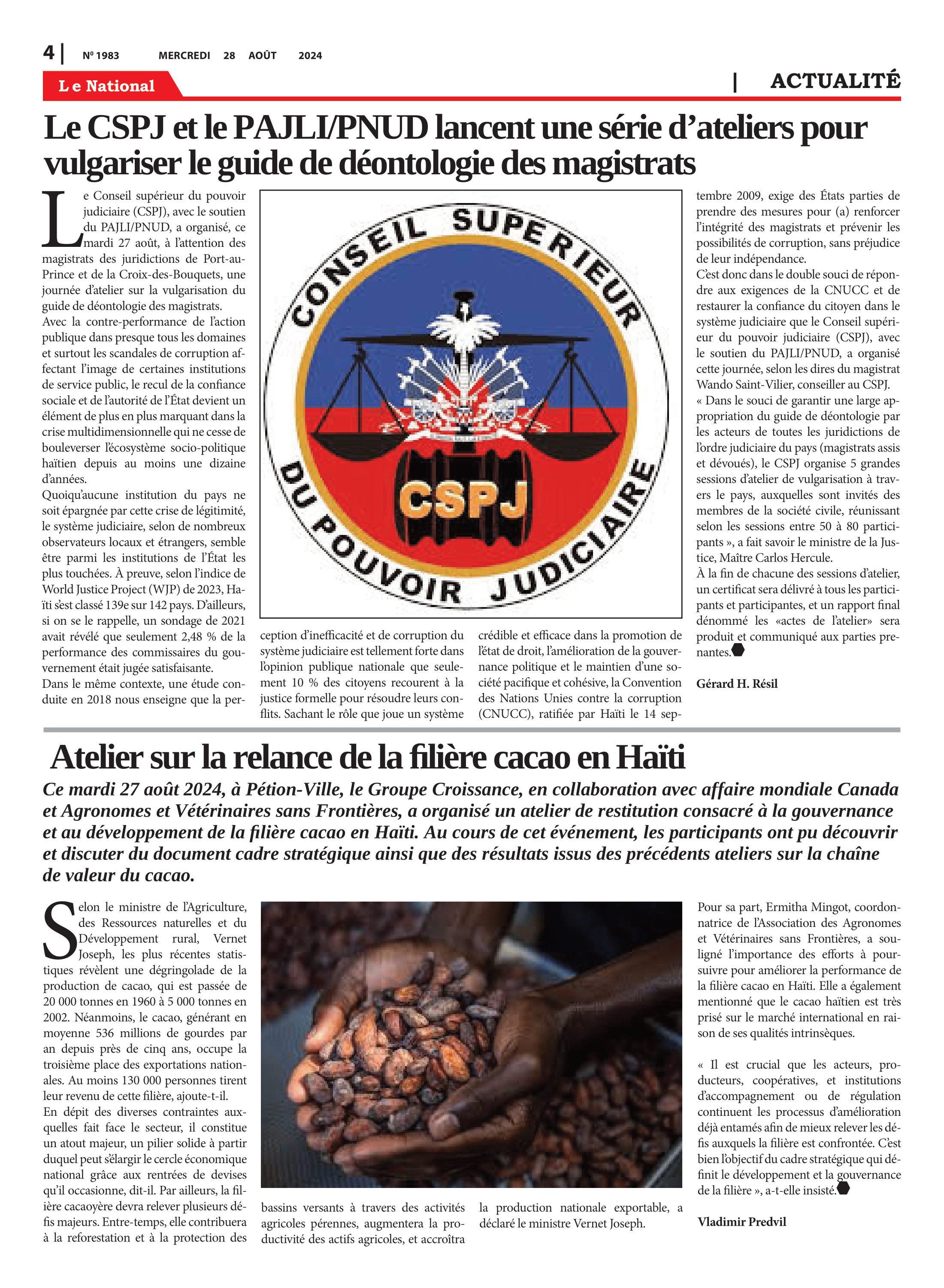 Page 4 de l'édition 1983