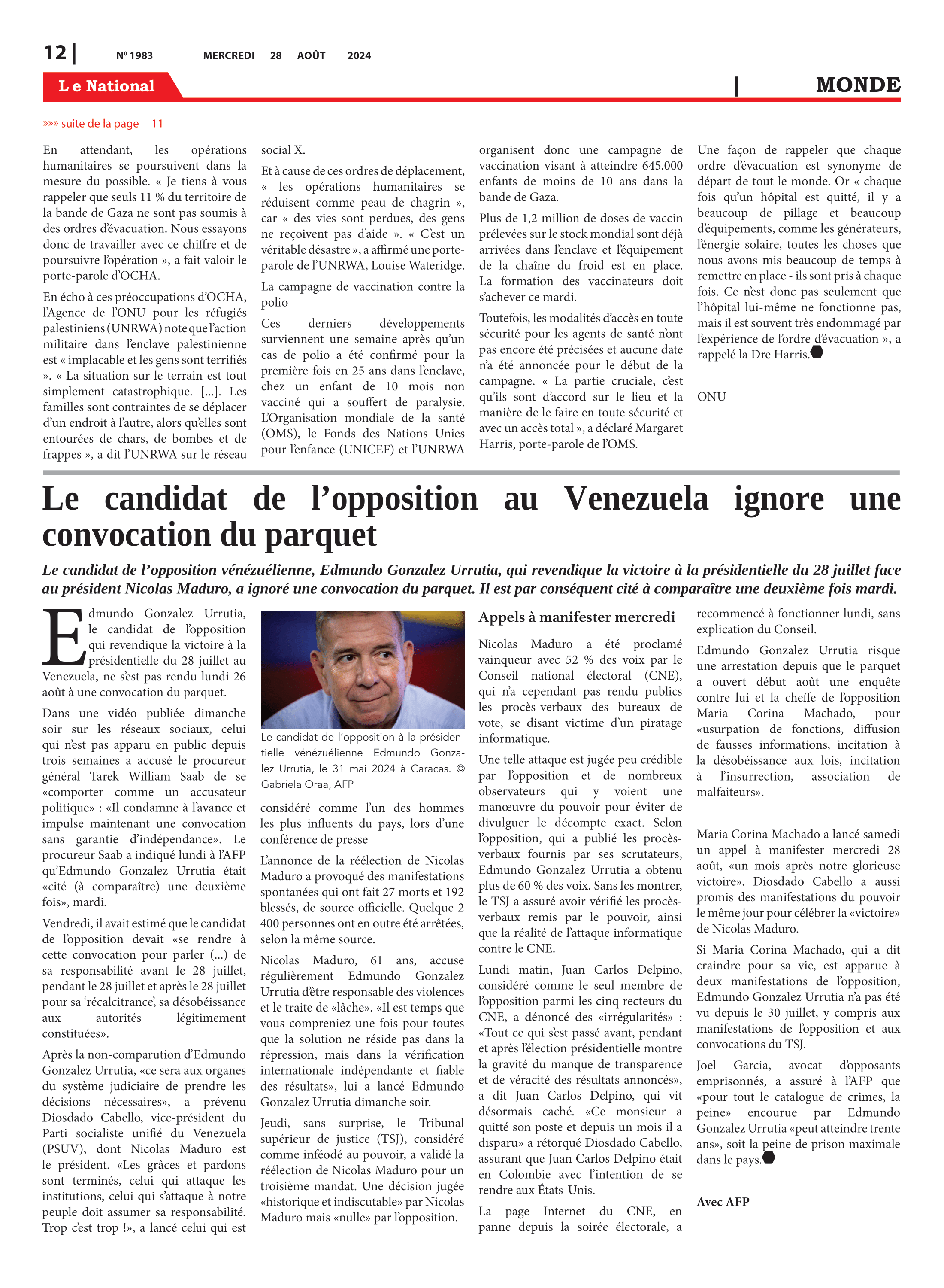 Page 12 de l'édition 1983