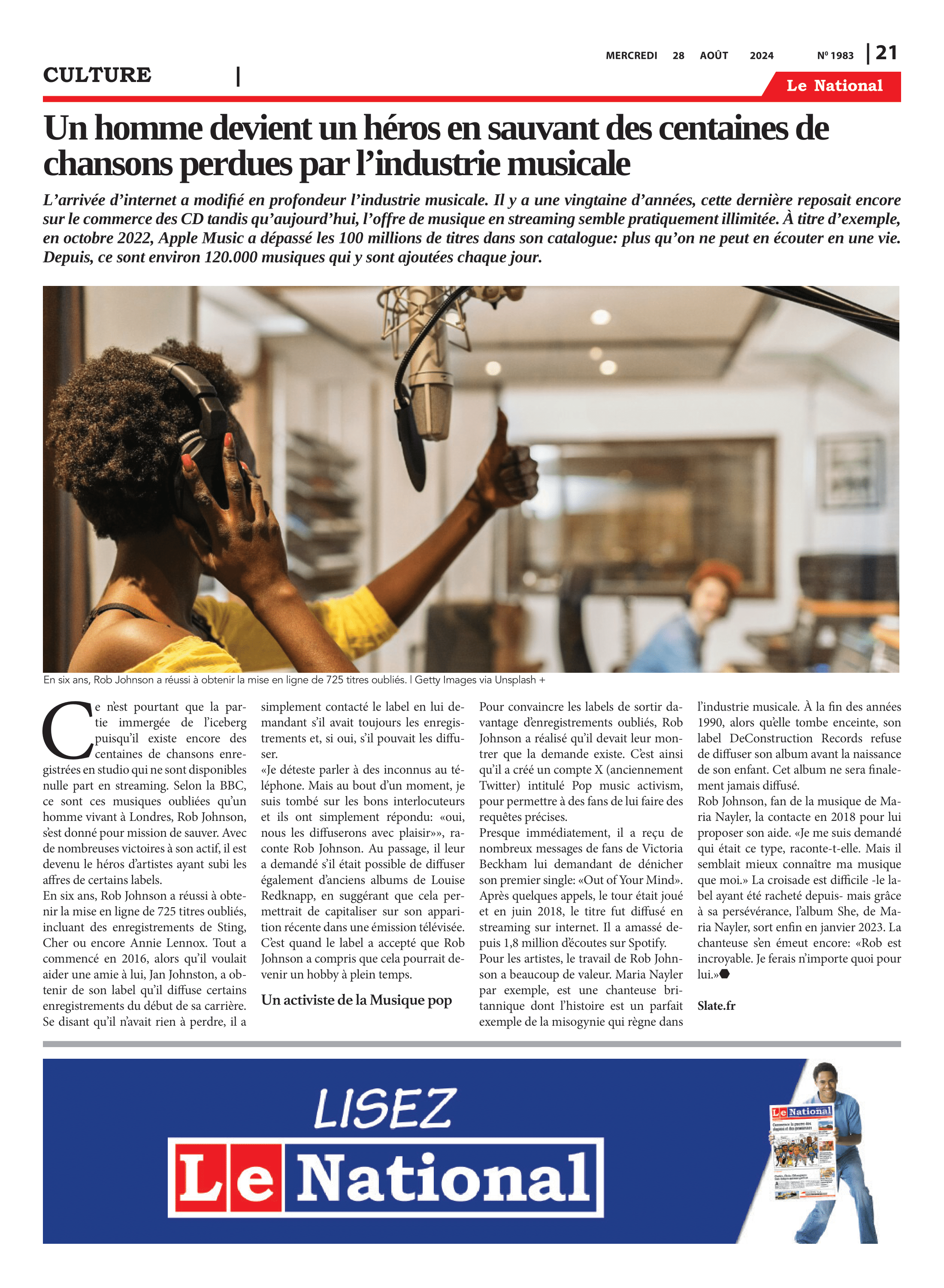 Page 21 de l'édition 1983