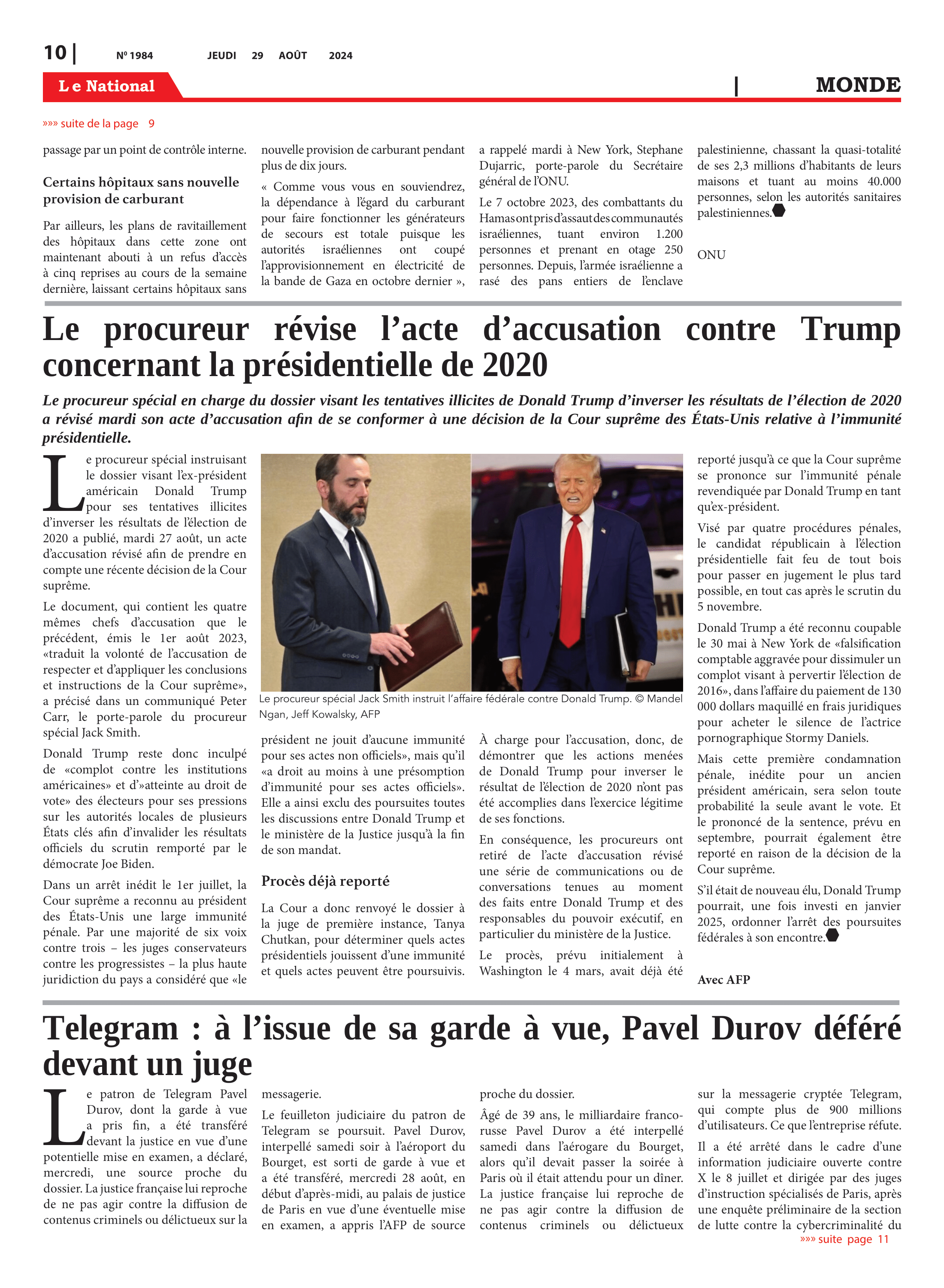 Page 10 de l'édition 1984