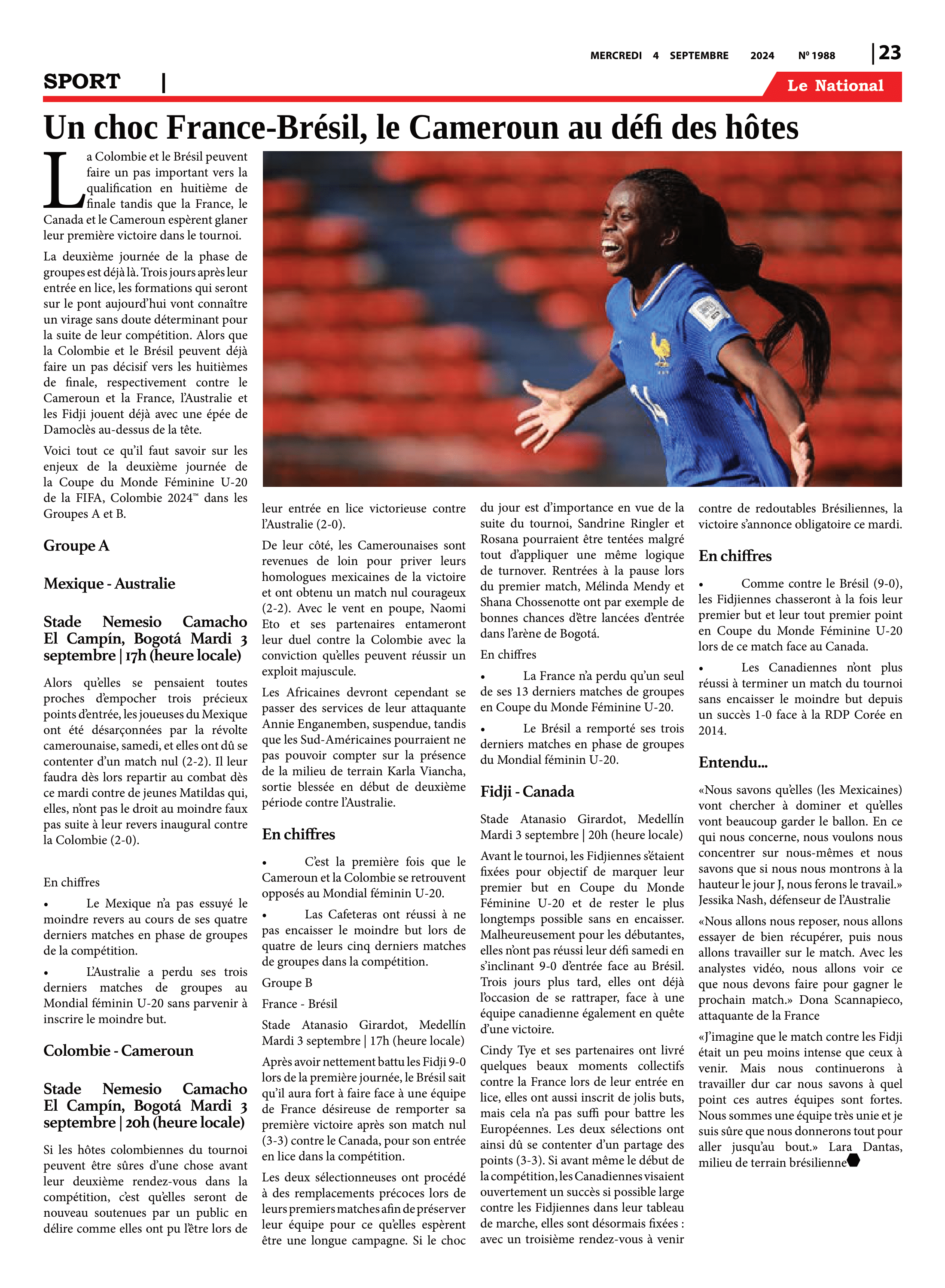 Page 23 de l'édition 1988