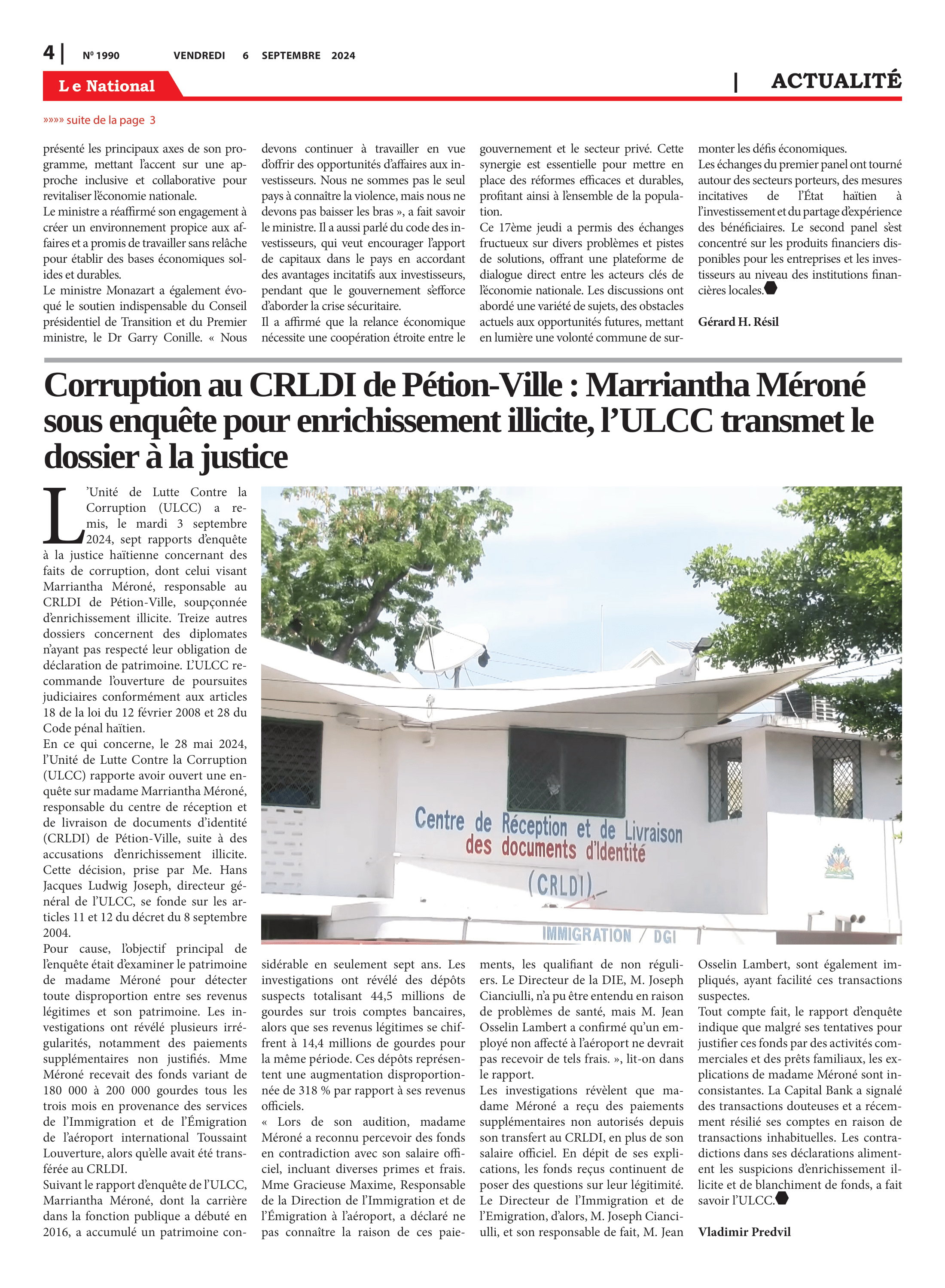 Page 4 de l'édition 1990