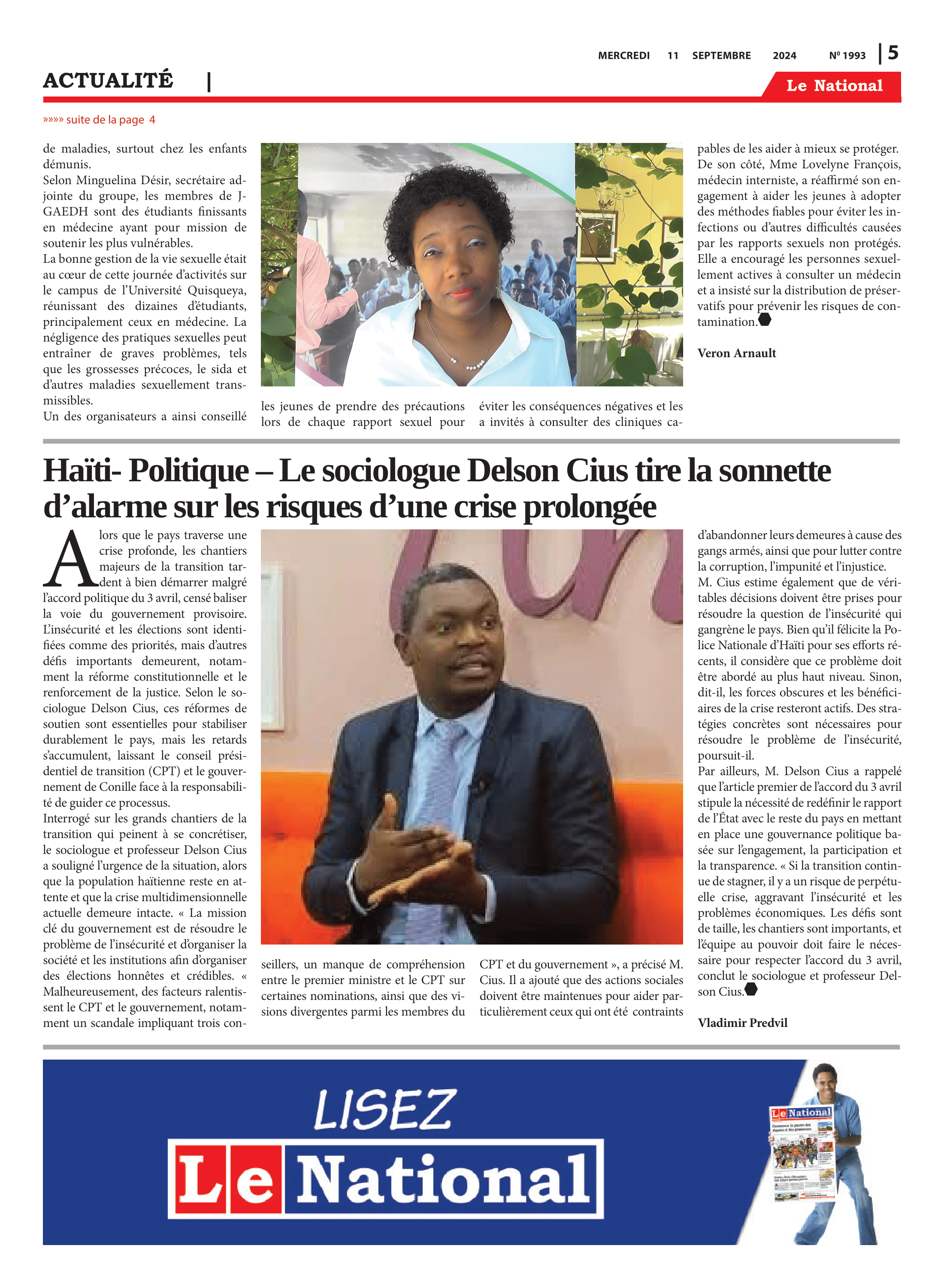 Page 5 de l'édition 1993