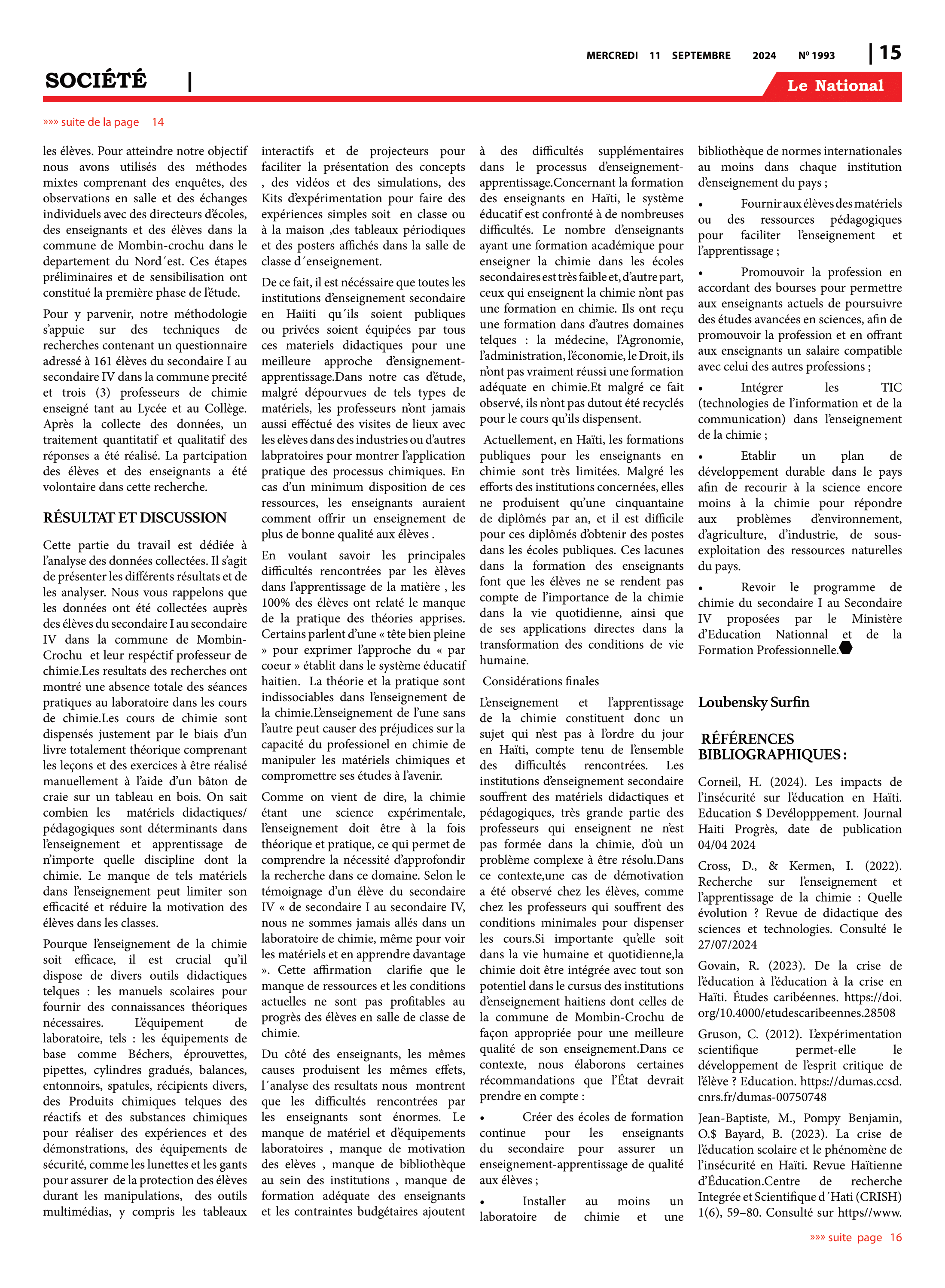Page 15 de l'édition 1993