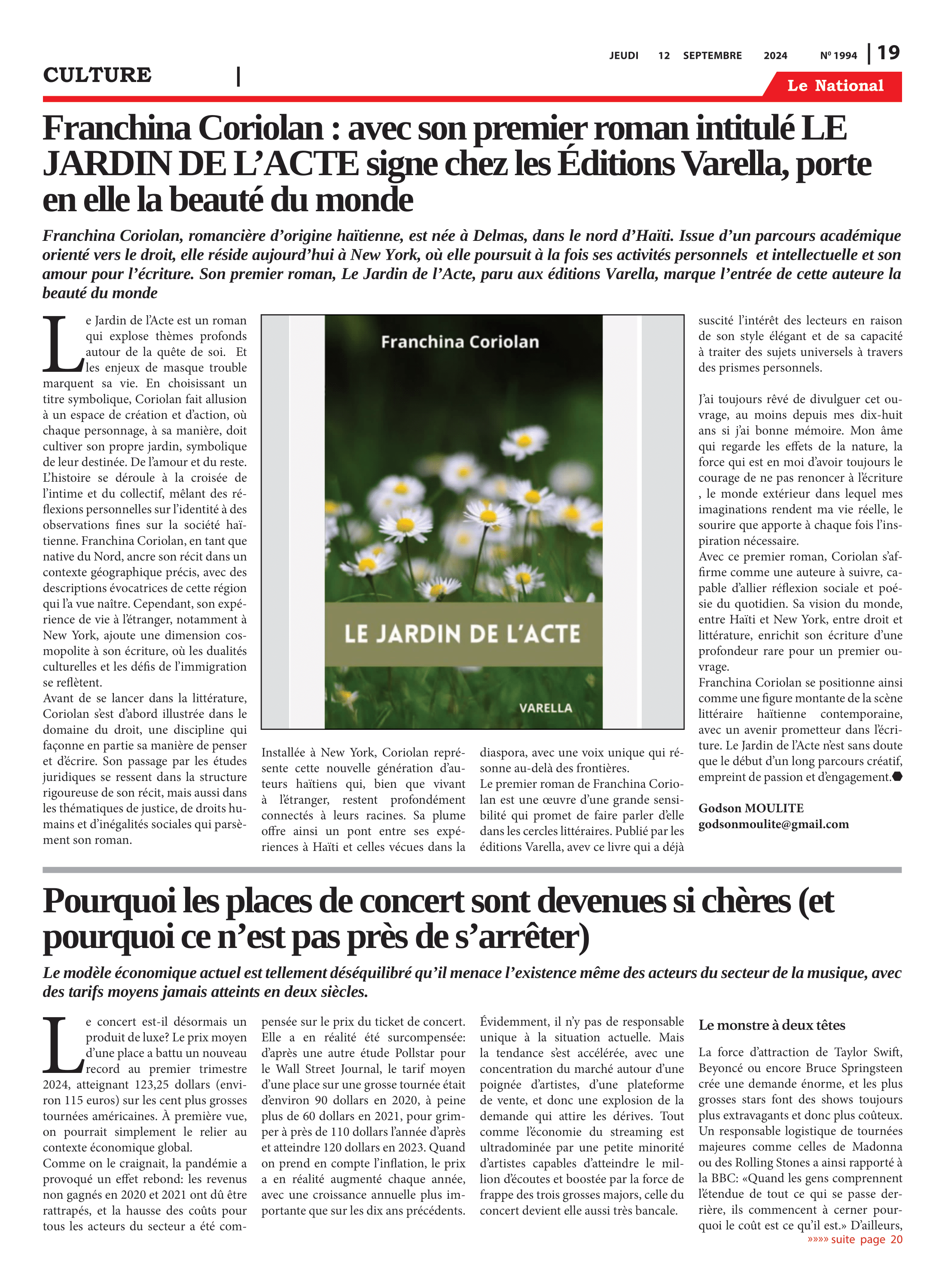 Page 19 de l'édition 1994