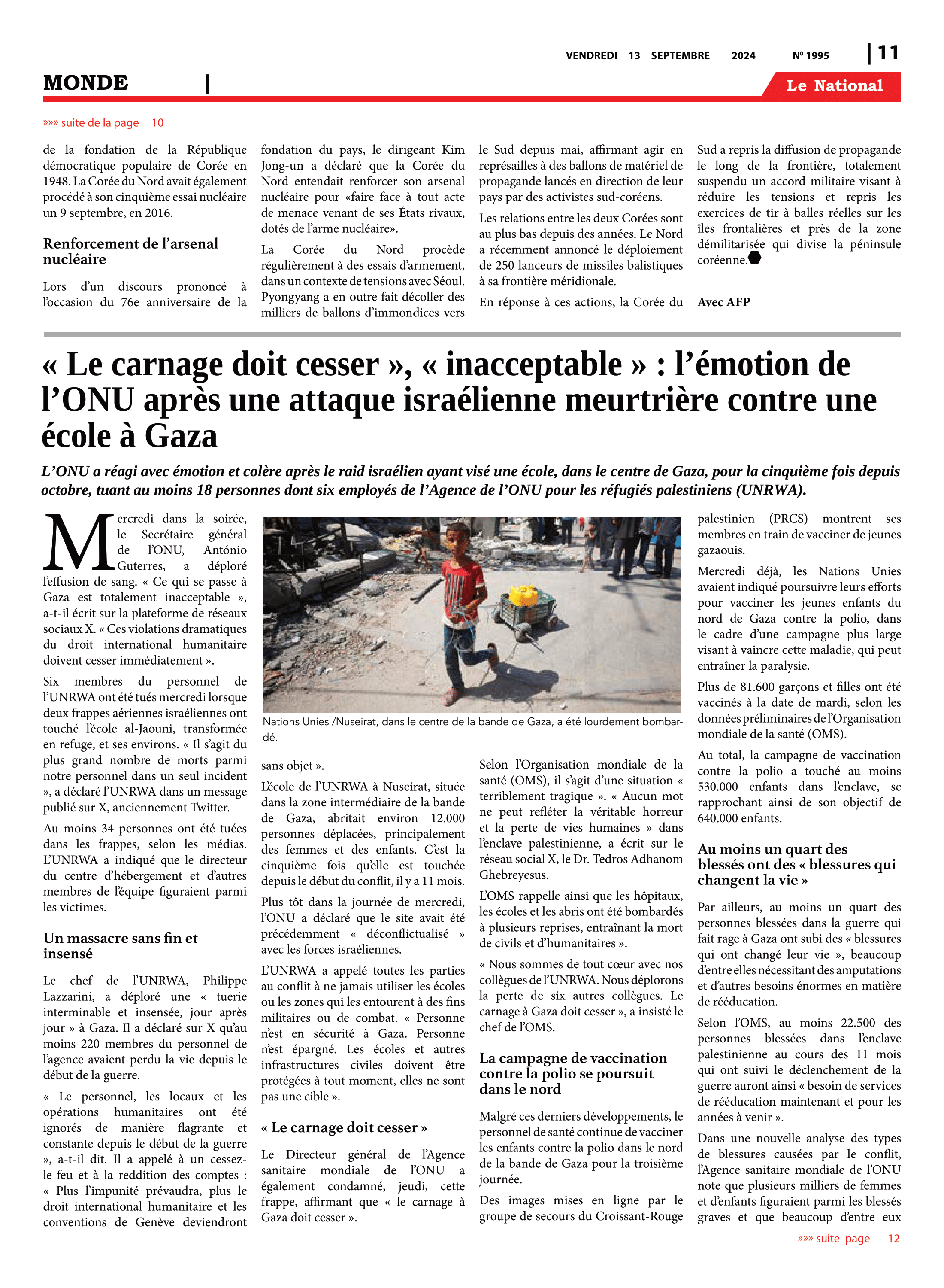 Page 11 de l'édition 1995