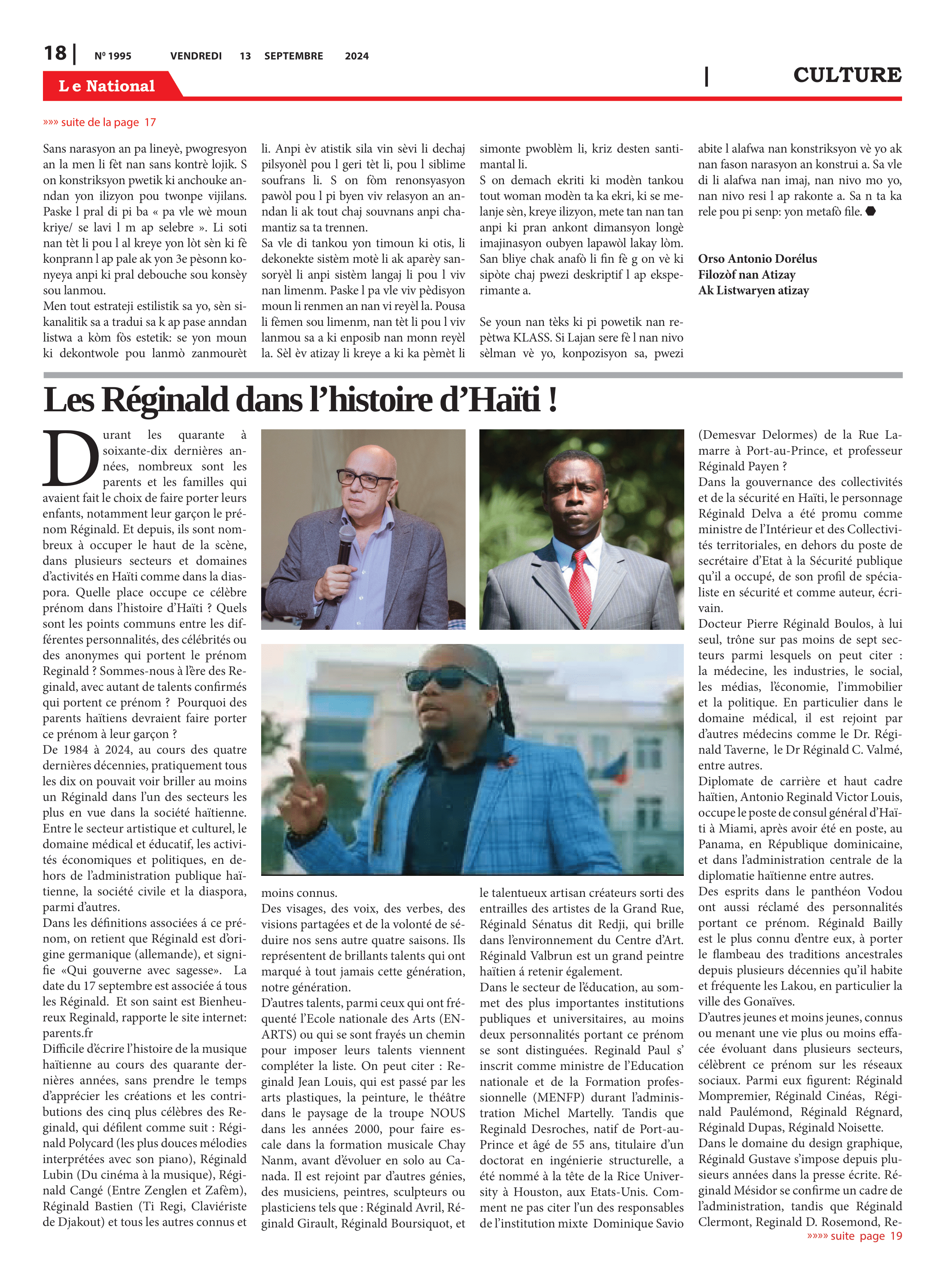 Page 18 de l'édition 1995