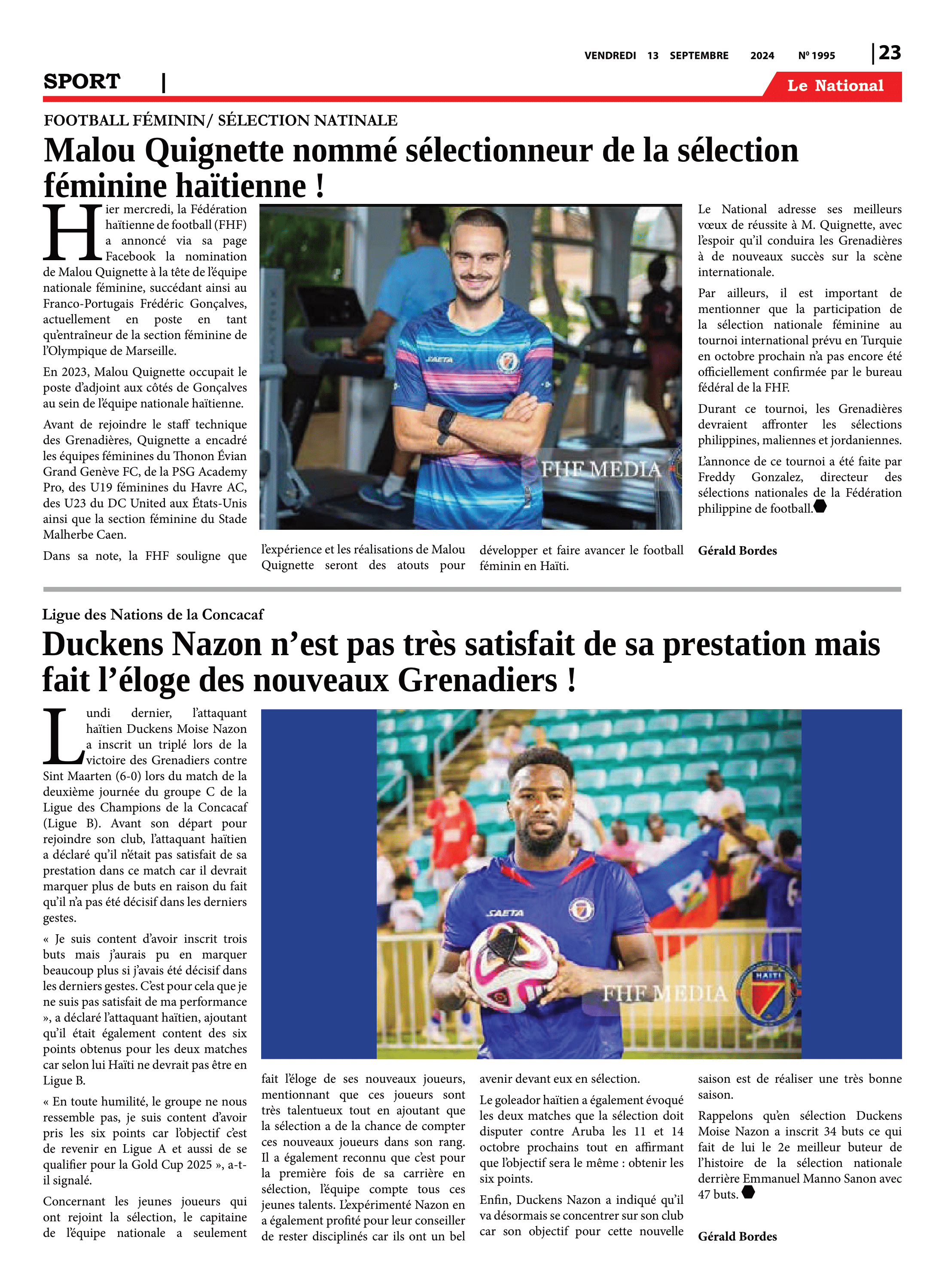 Page 23 de l'édition 1995