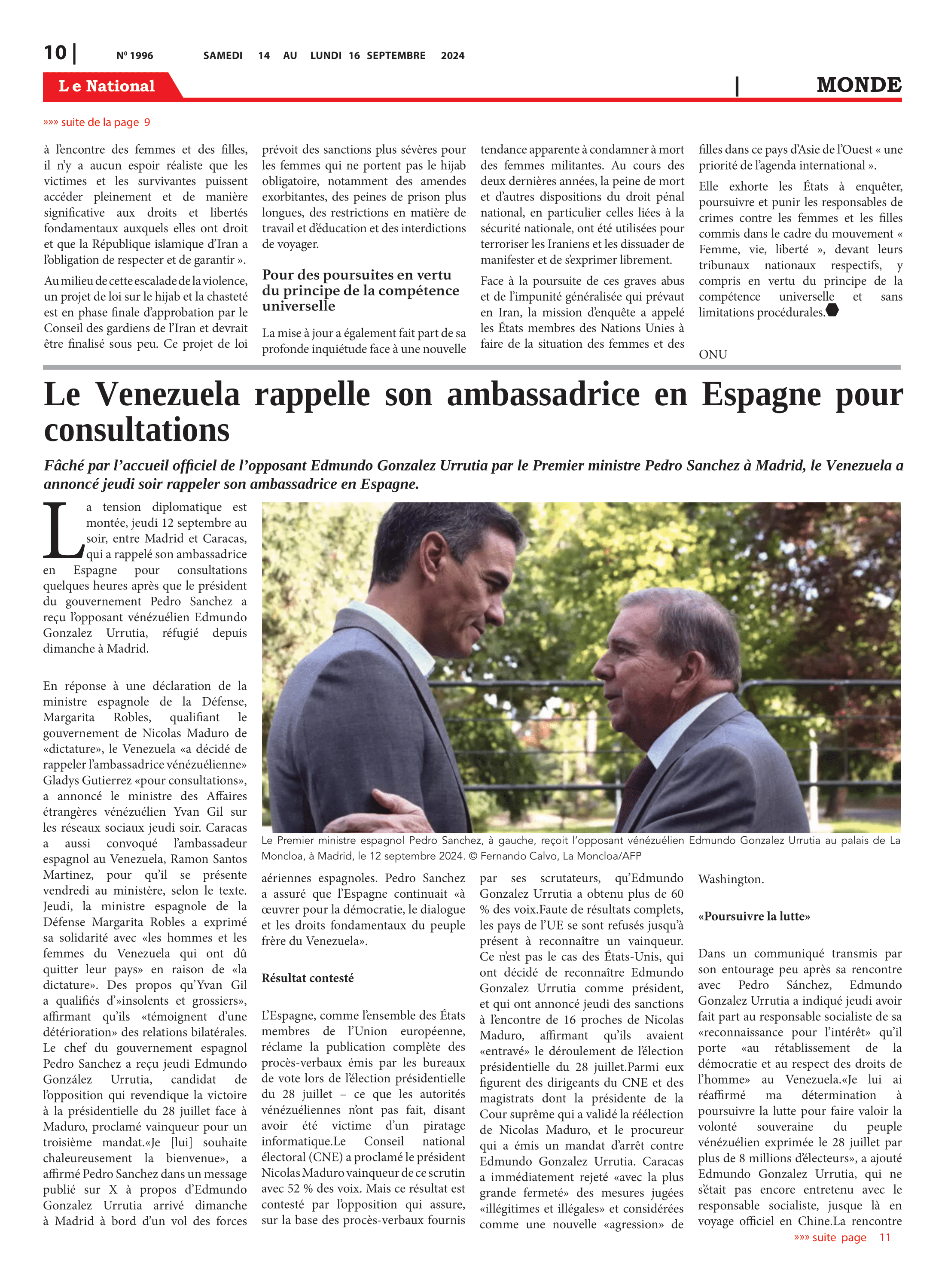 Page 10 de l'édition 1996