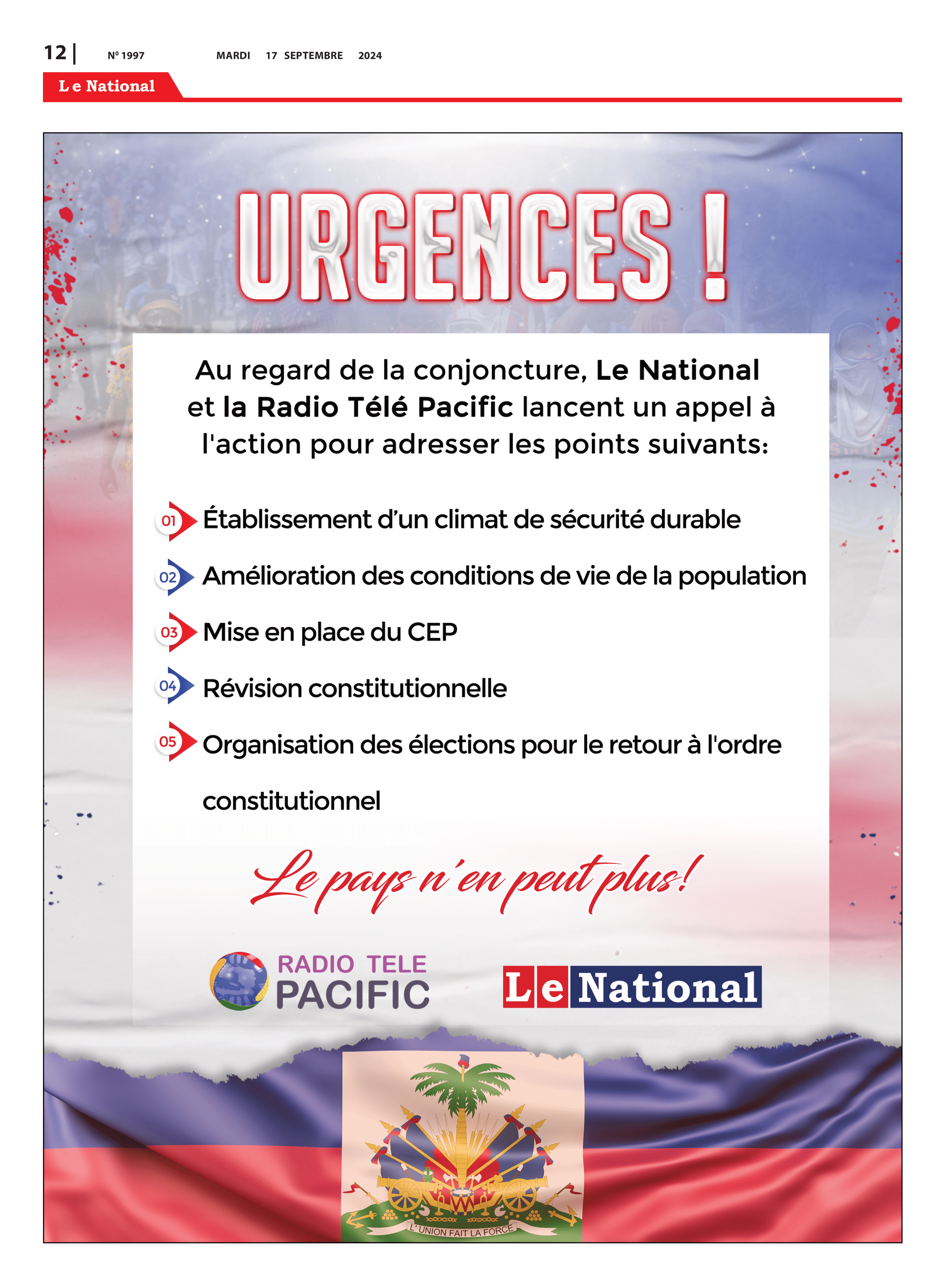 Page 12 de l'édition 1997