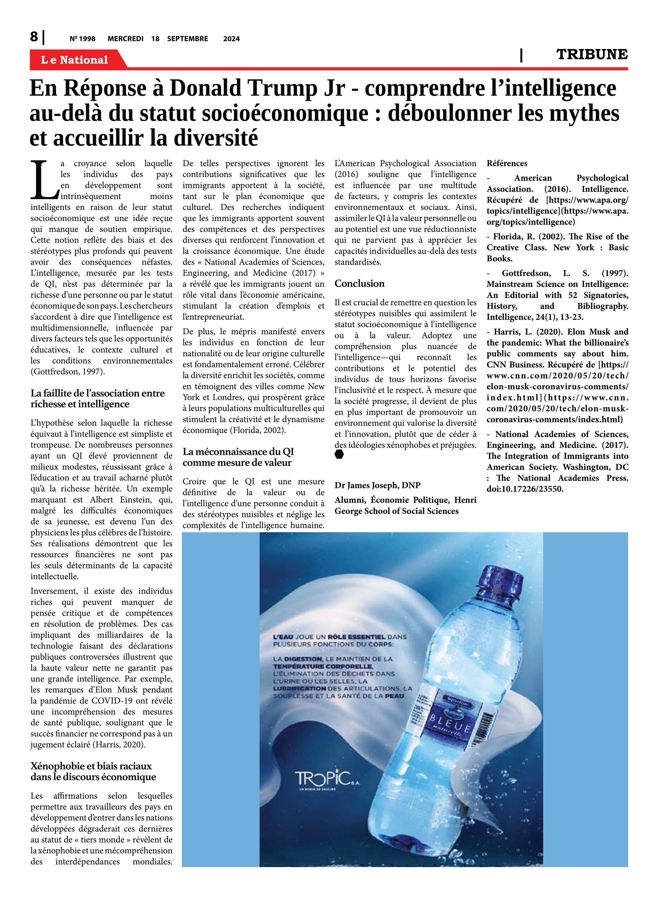 Page 8 de l'édition 1998