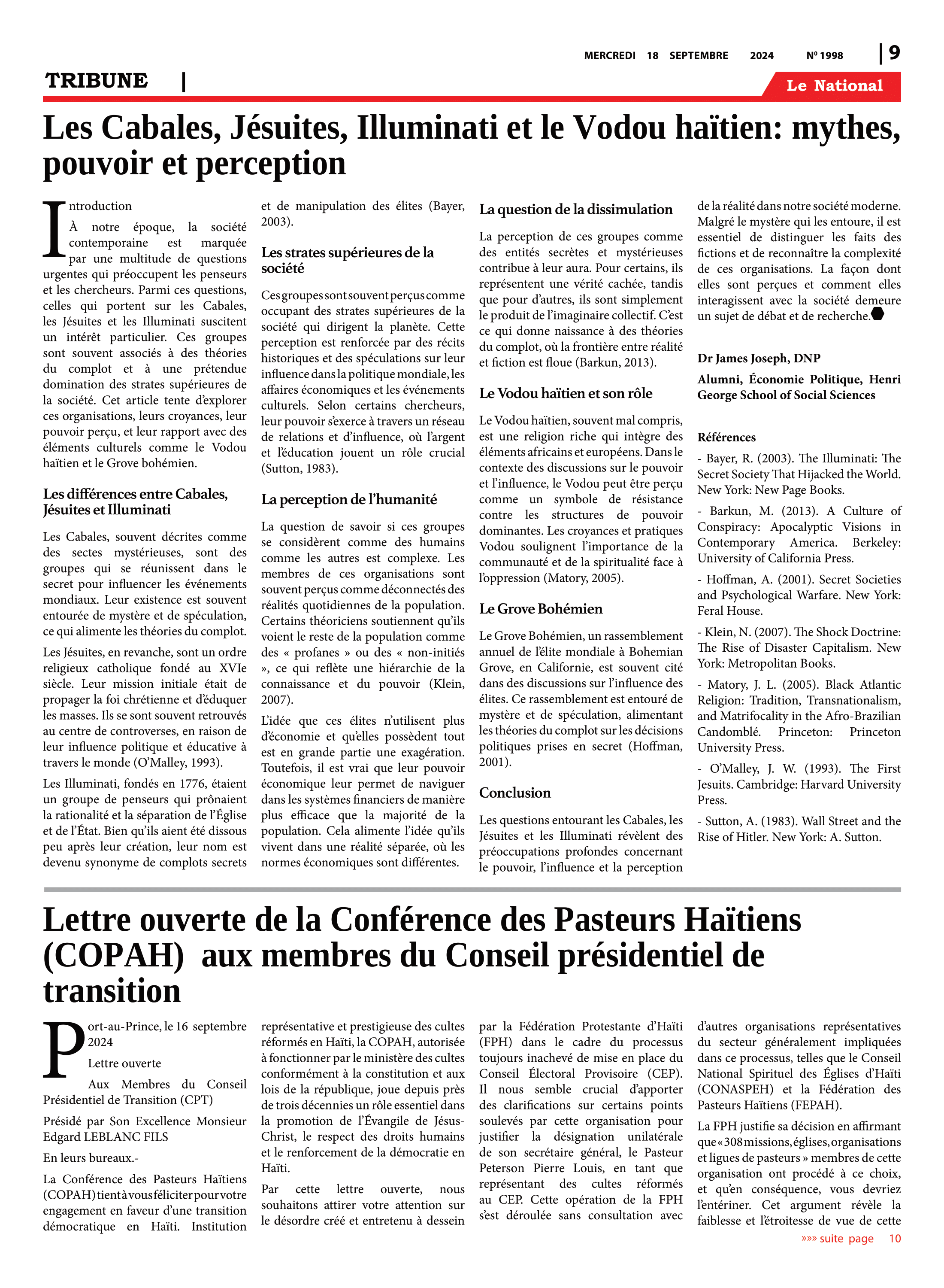 Page 9 de l'édition 1998