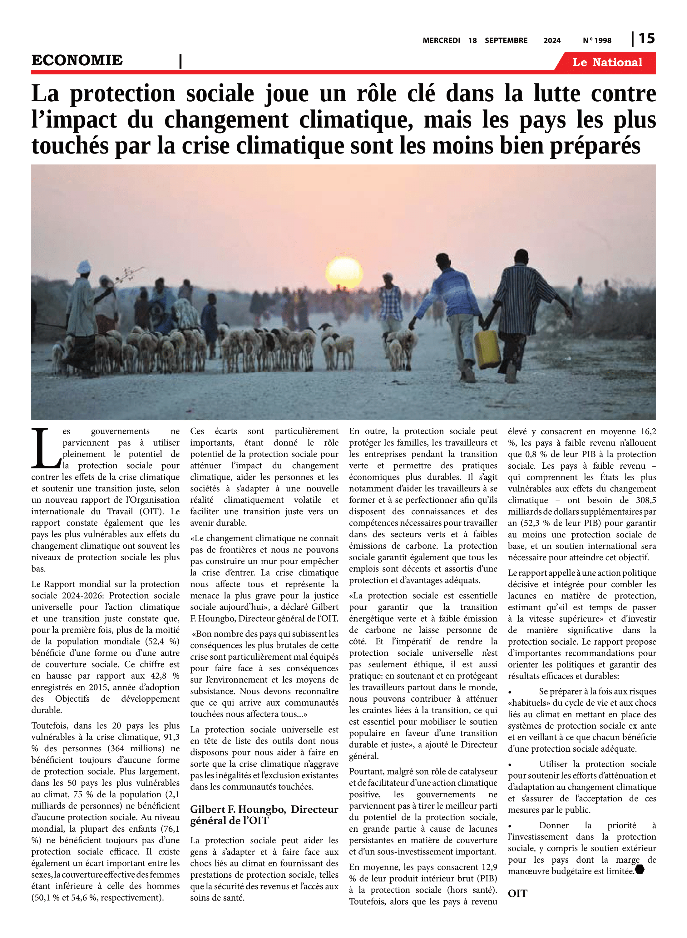 Page 15 de l'édition 1998