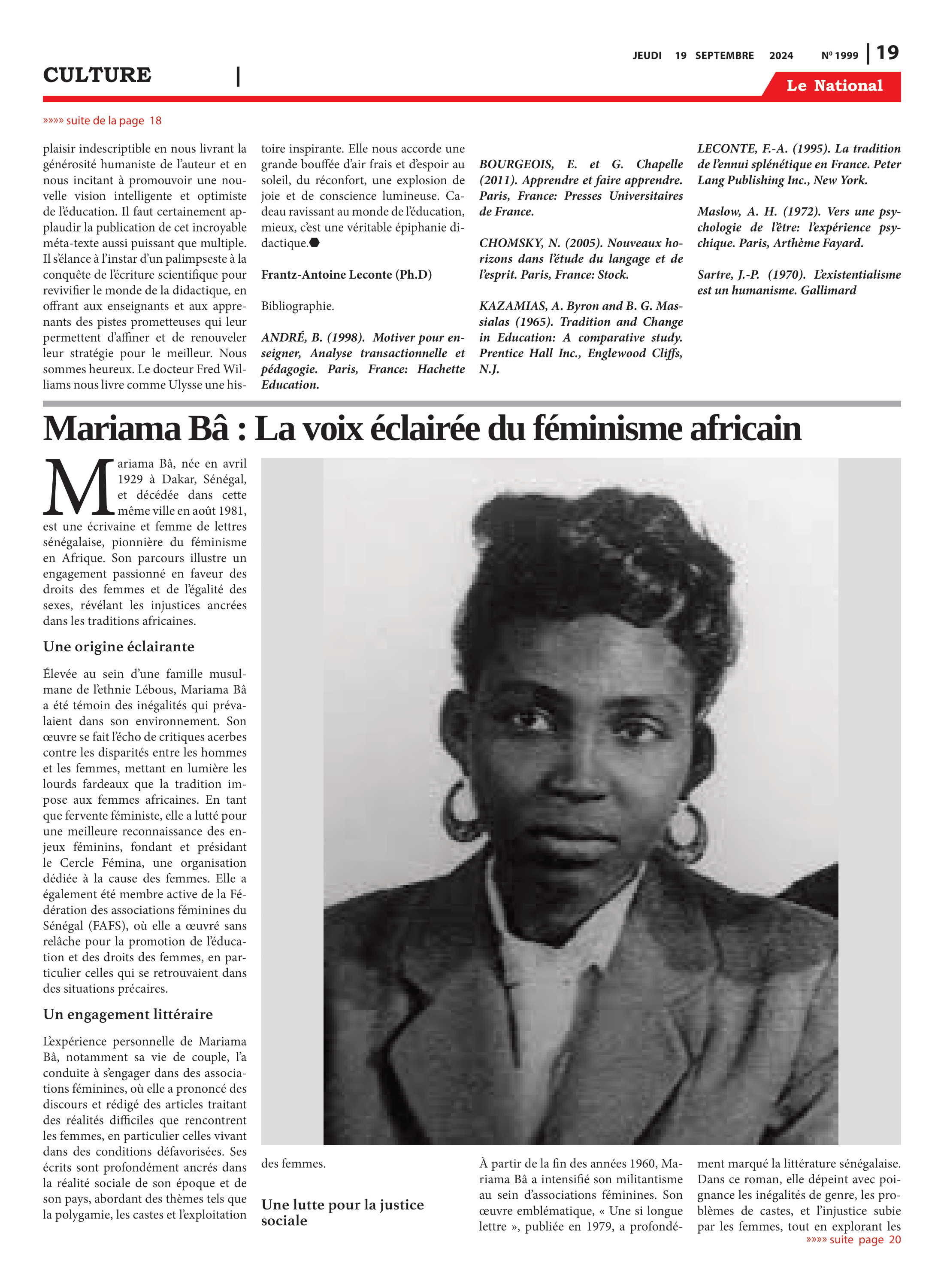 Page 19 de l'édition 1999