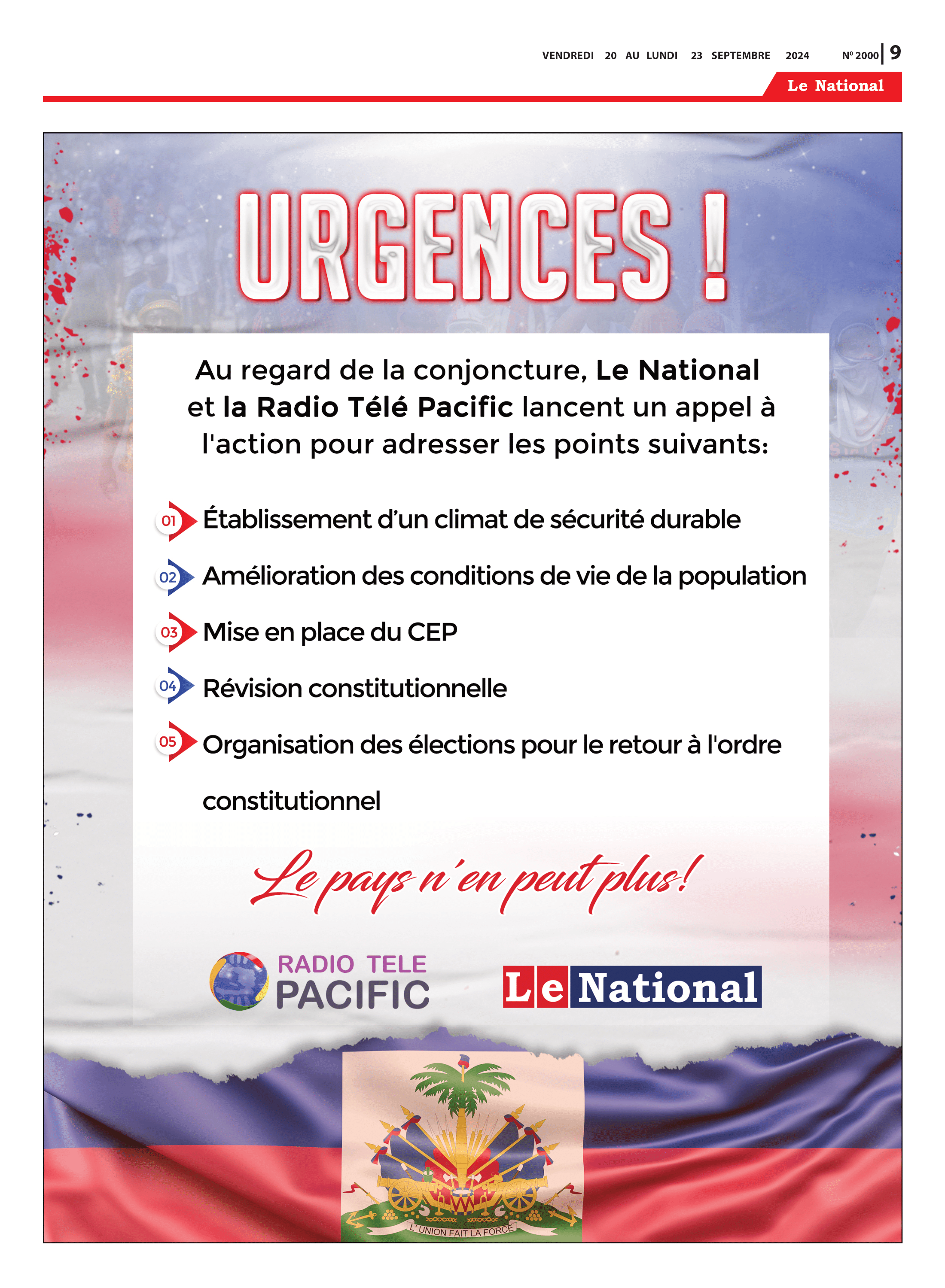Page 9 de l'édition 2000