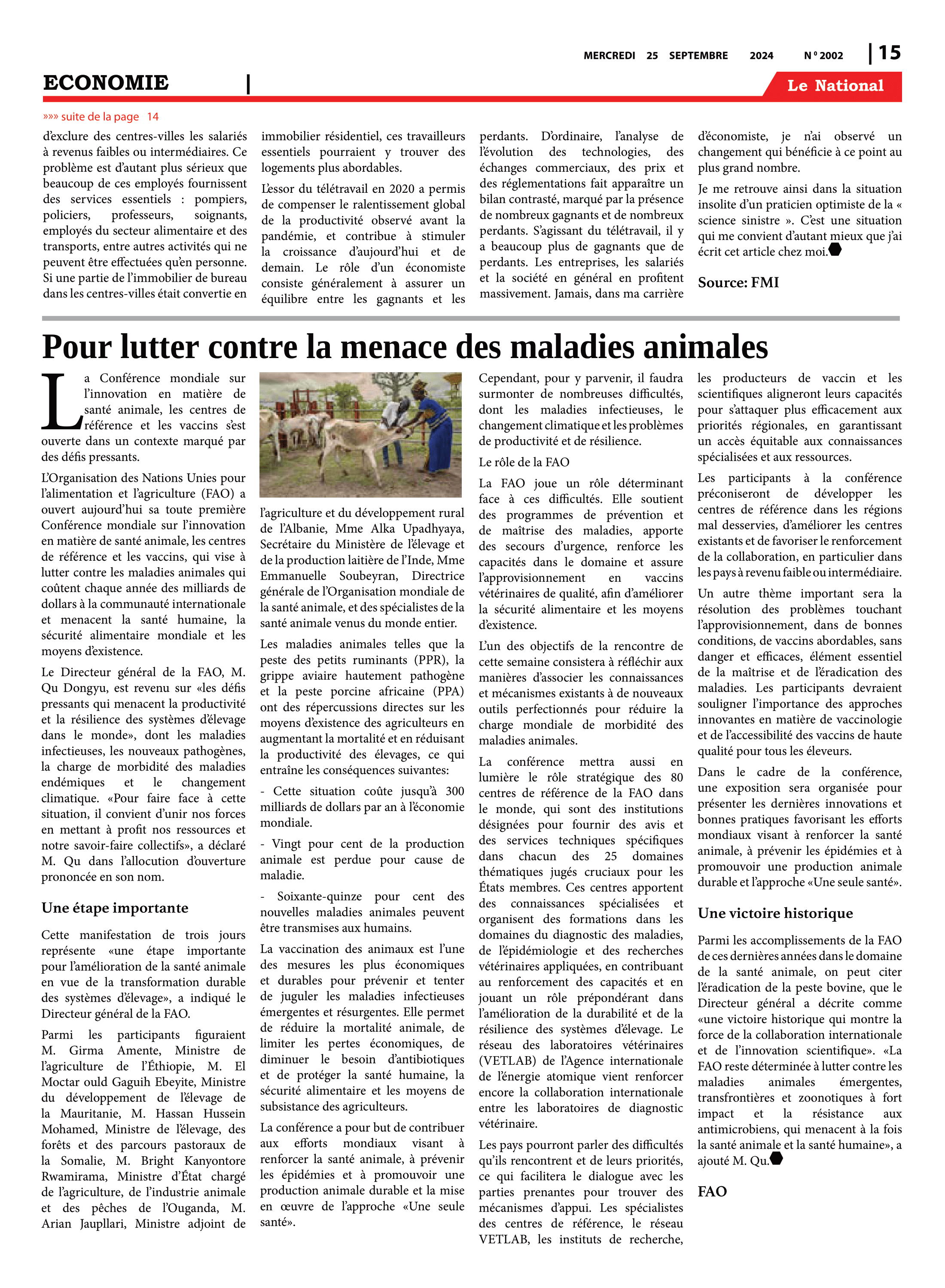 Page 15 de l'édition 2002
