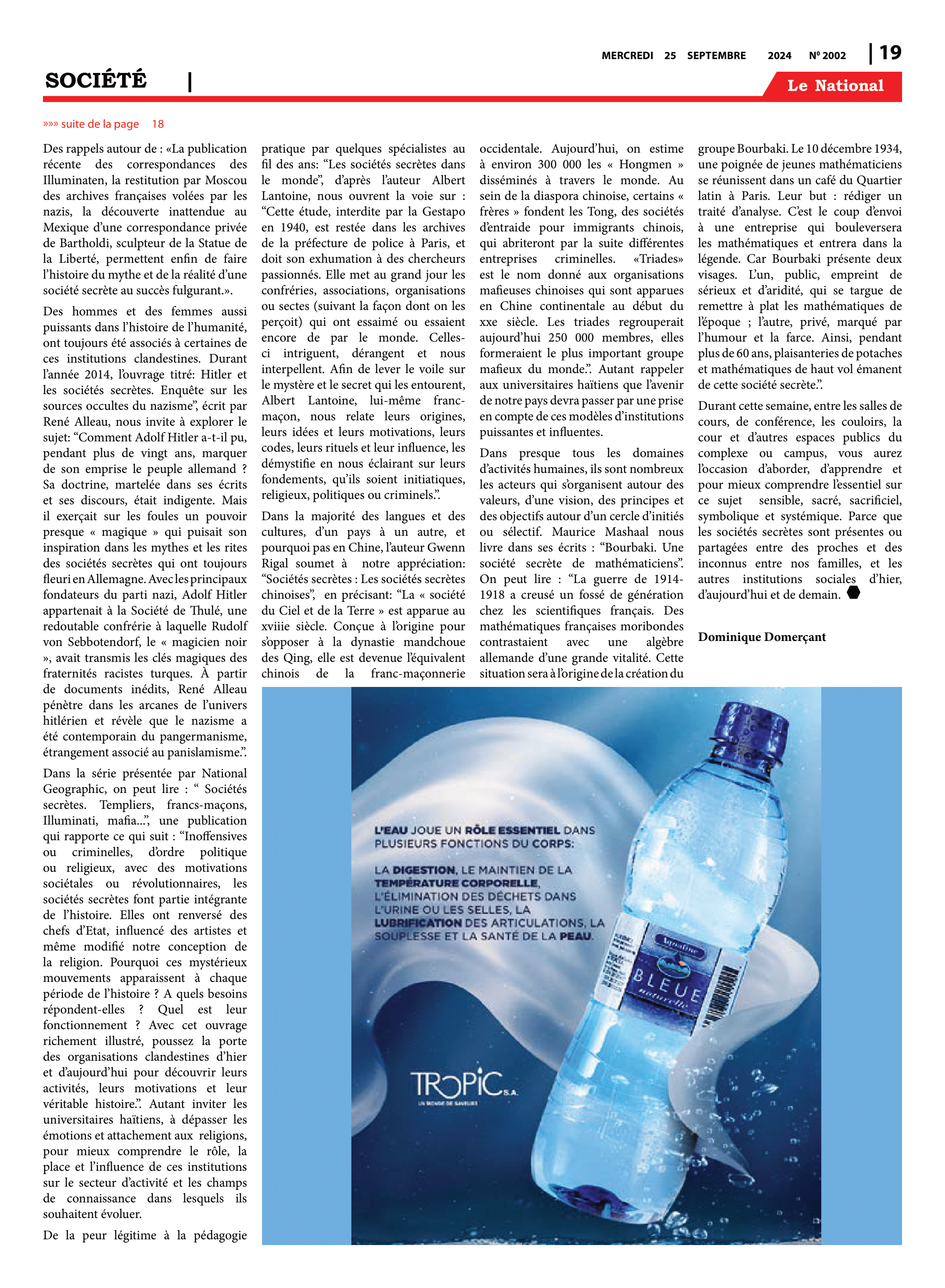 Page 19 de l'édition 2002