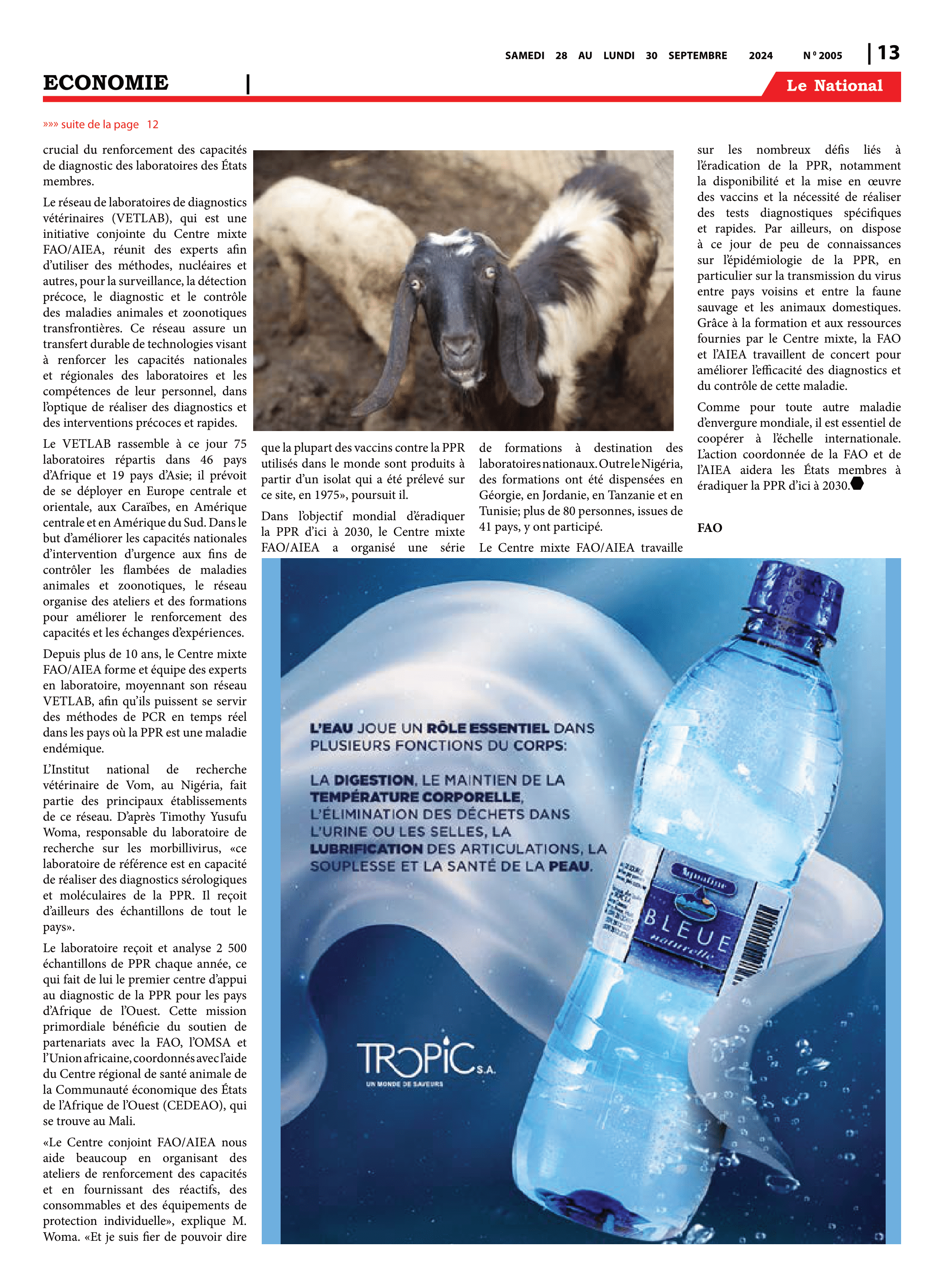 Page 13 de l'édition 2005