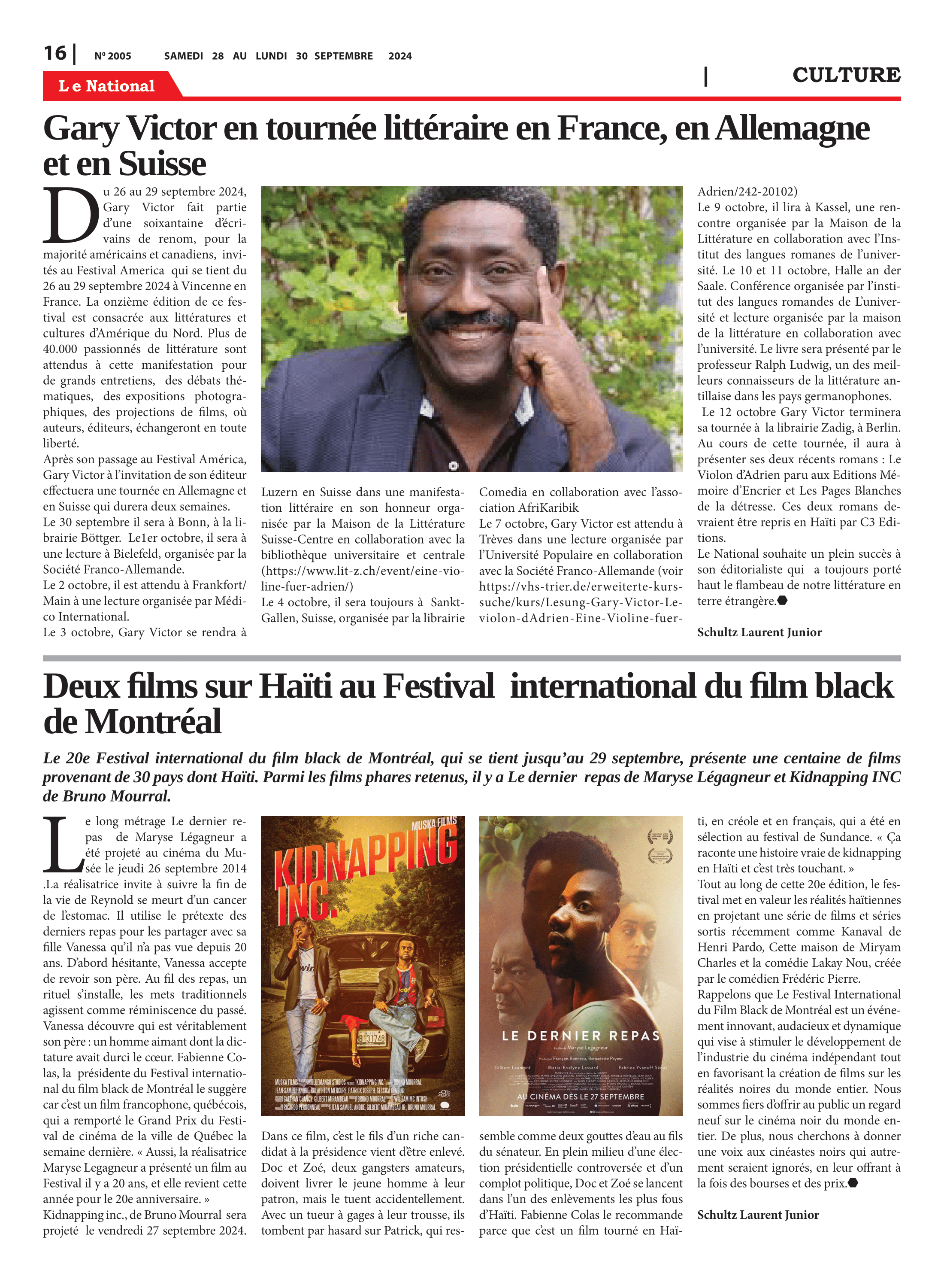 Page 16 de l'édition 2005