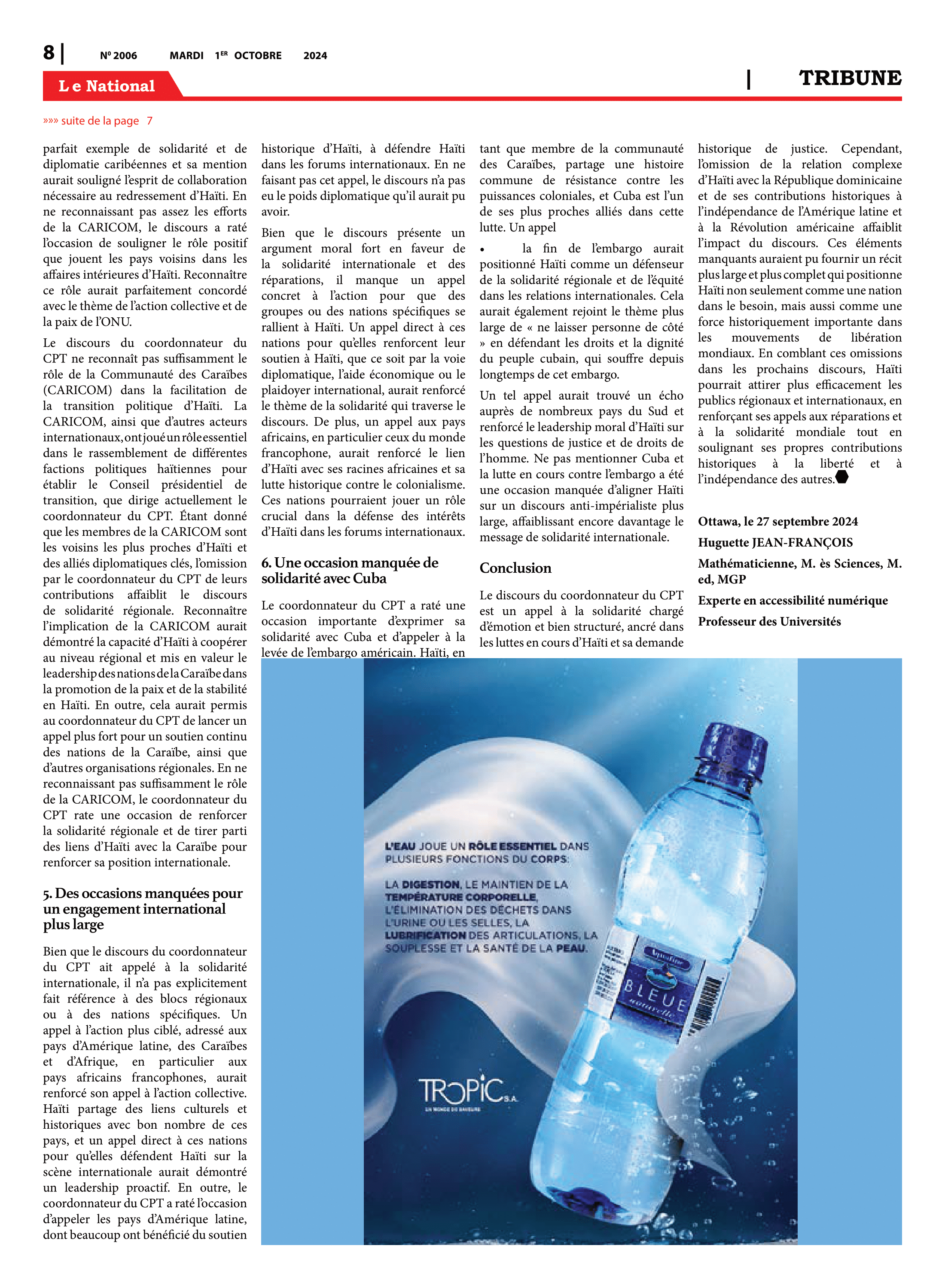 Page 8 de l'édition 2006