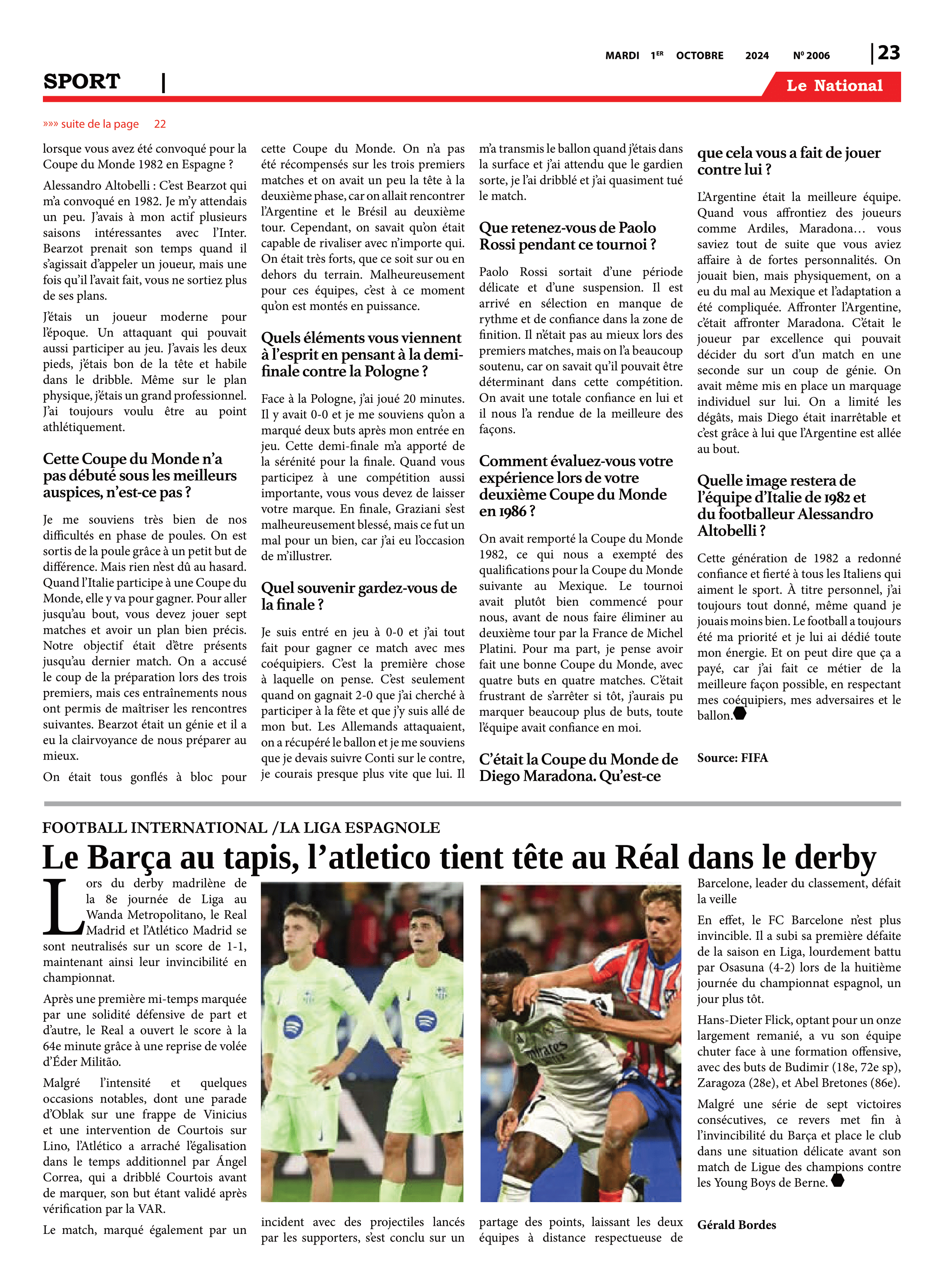 Page 23 de l'édition 2006