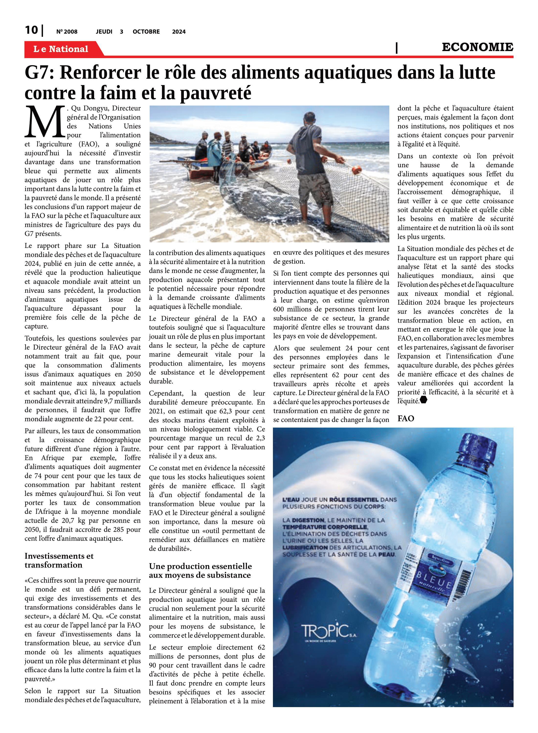 Page 10 de l'édition 2008