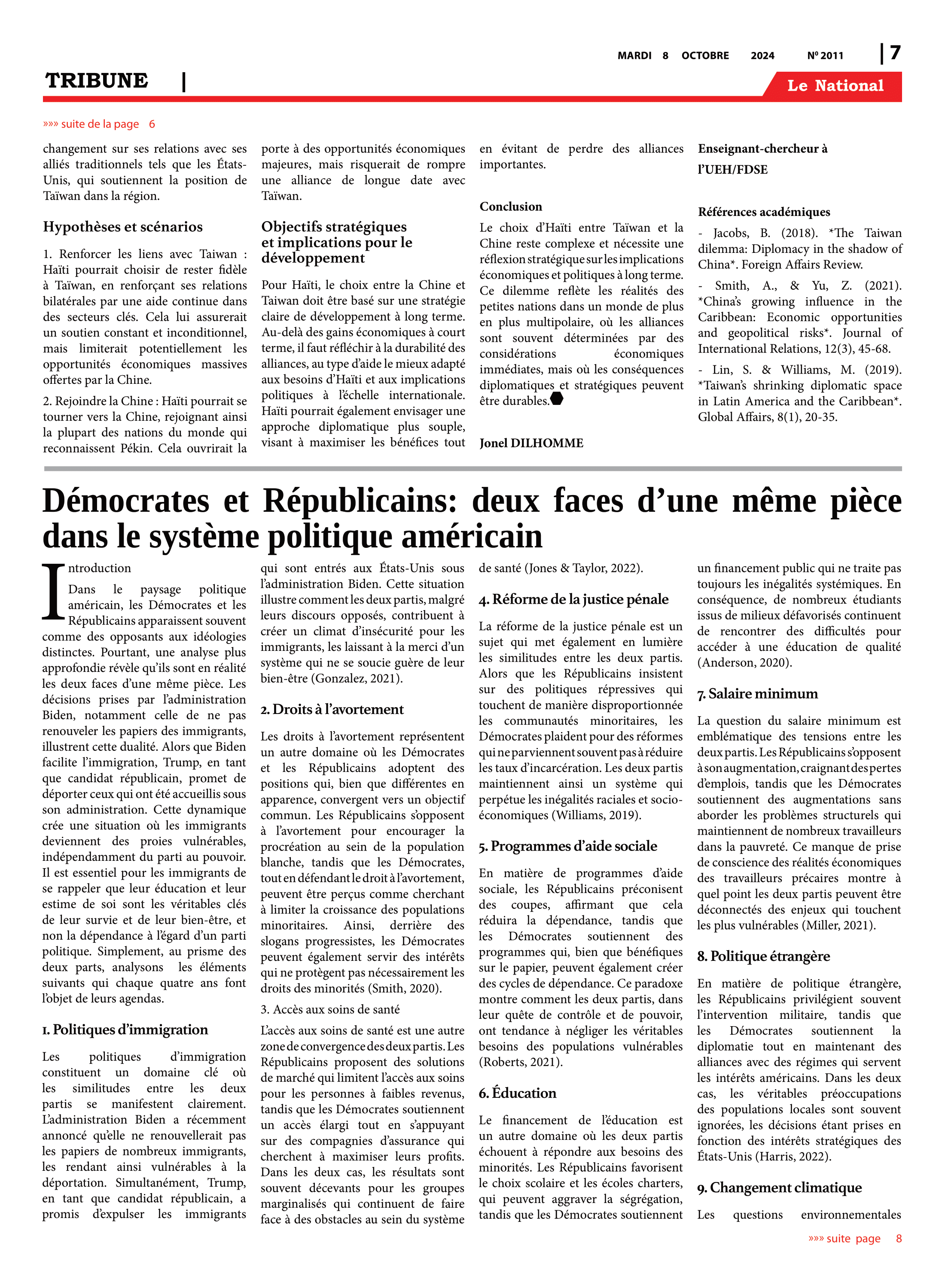 Page 7 de l'édition 2011