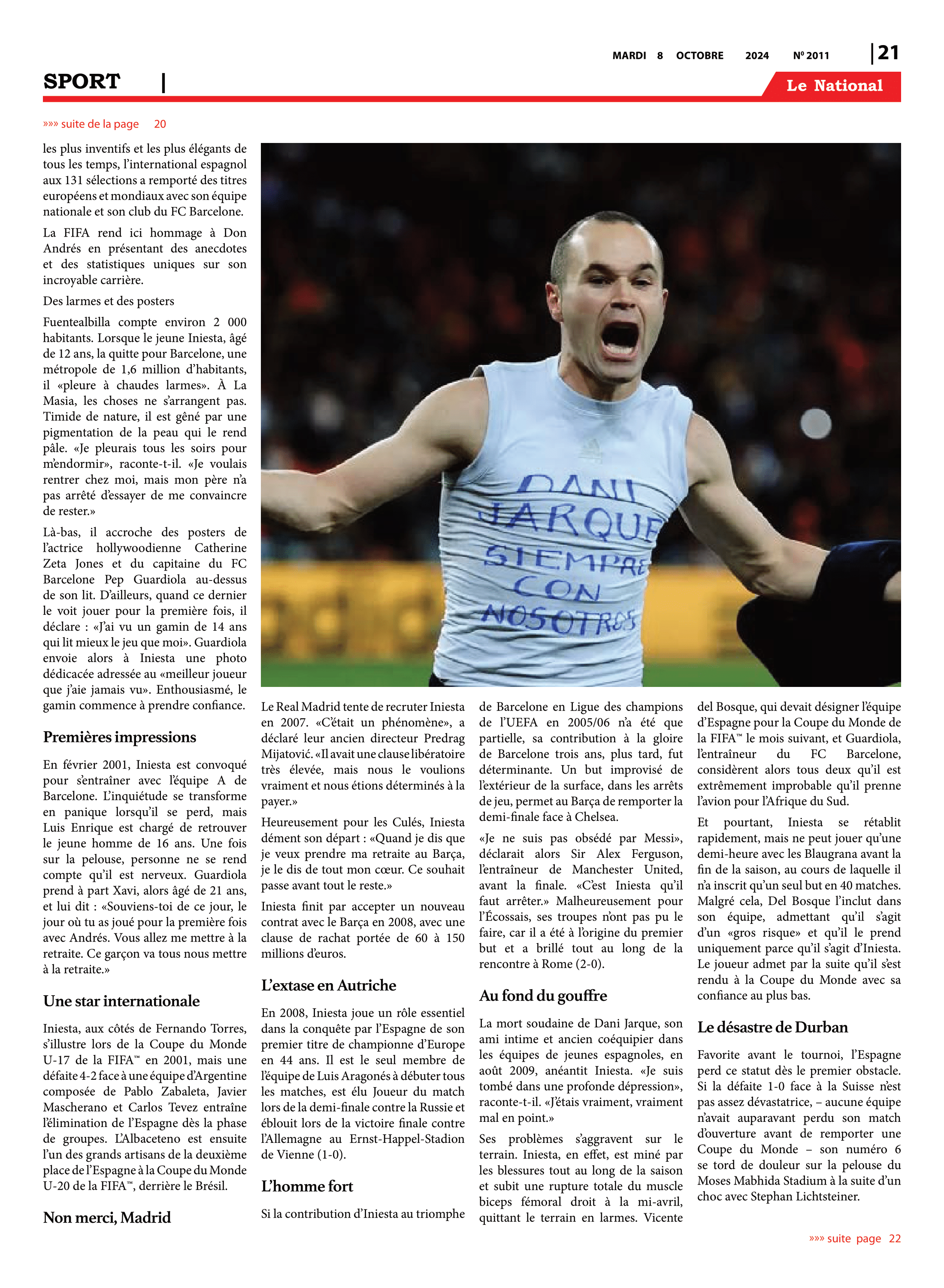Page 21 de l'édition 2011