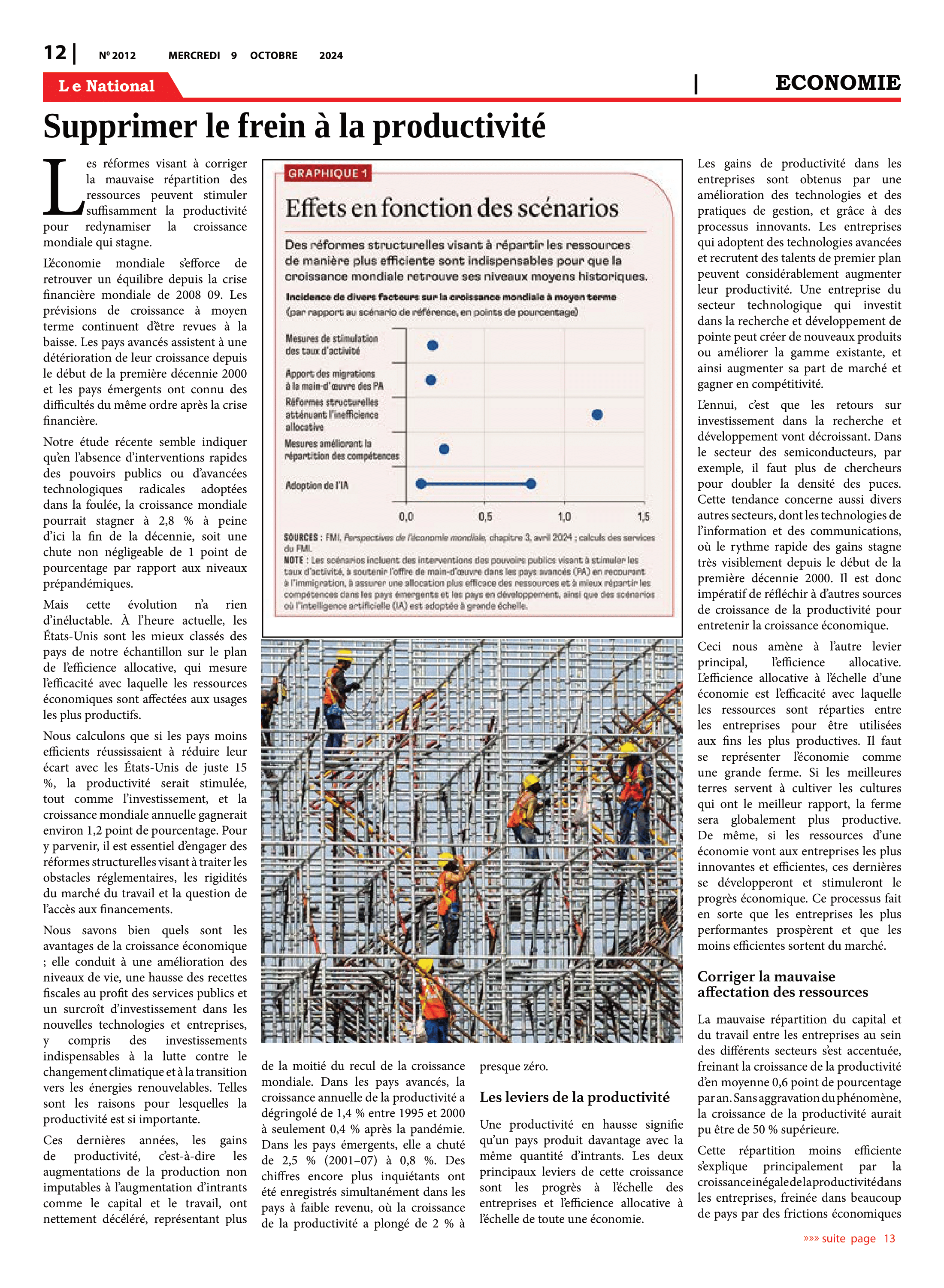 Page 12 de l'édition 2012