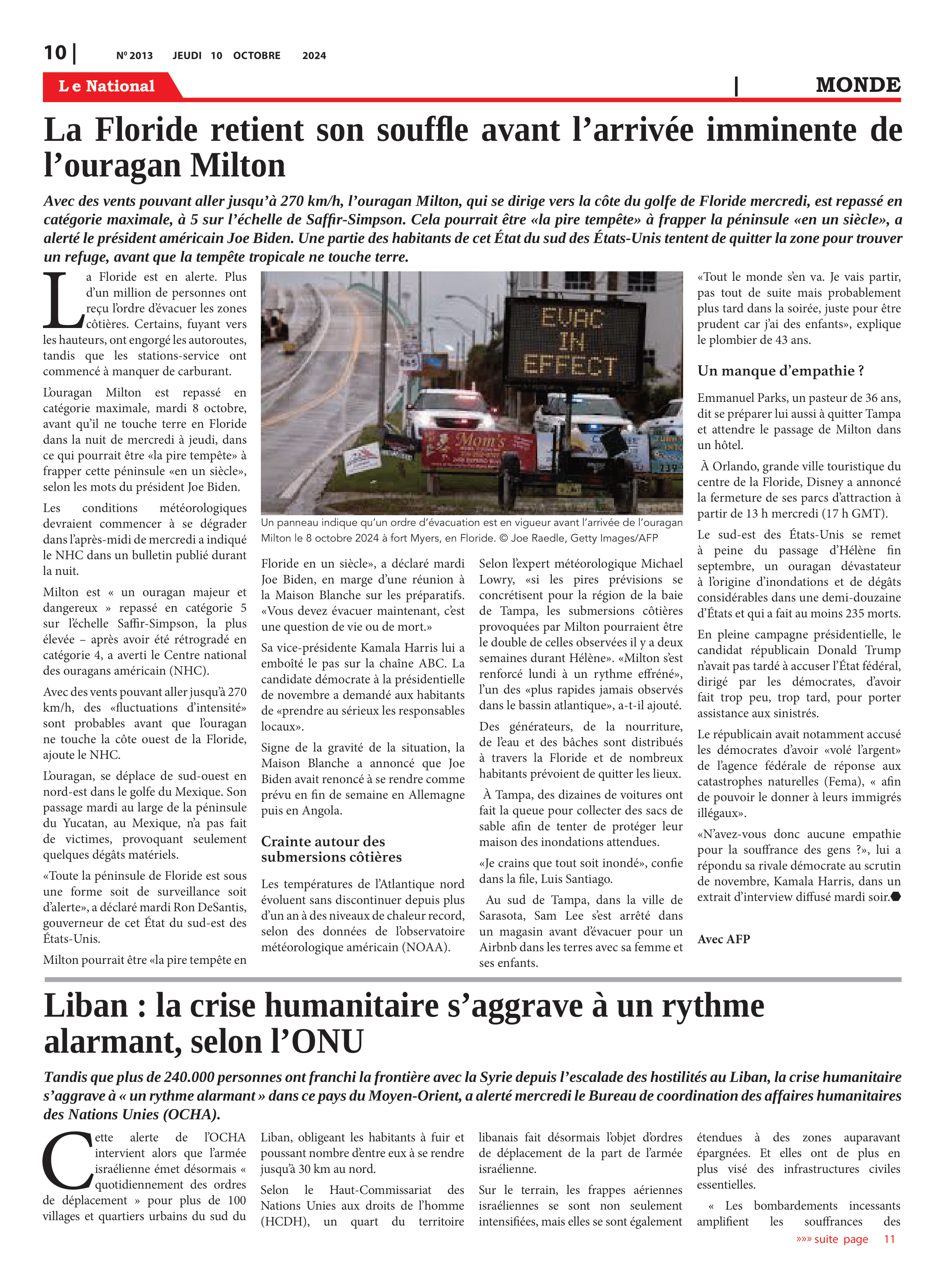Page 10 de l'édition 2013