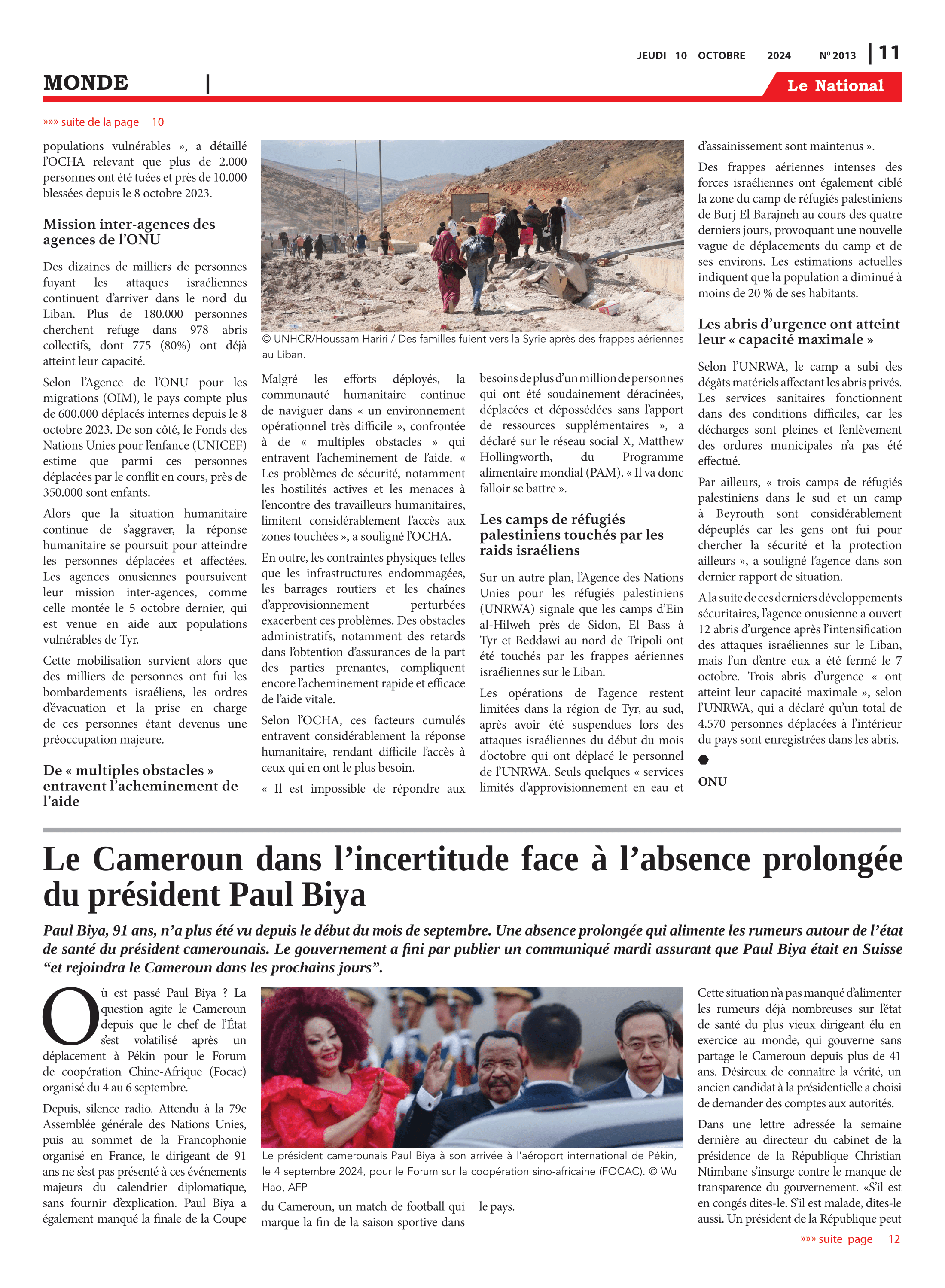 Page 11 de l'édition 2013