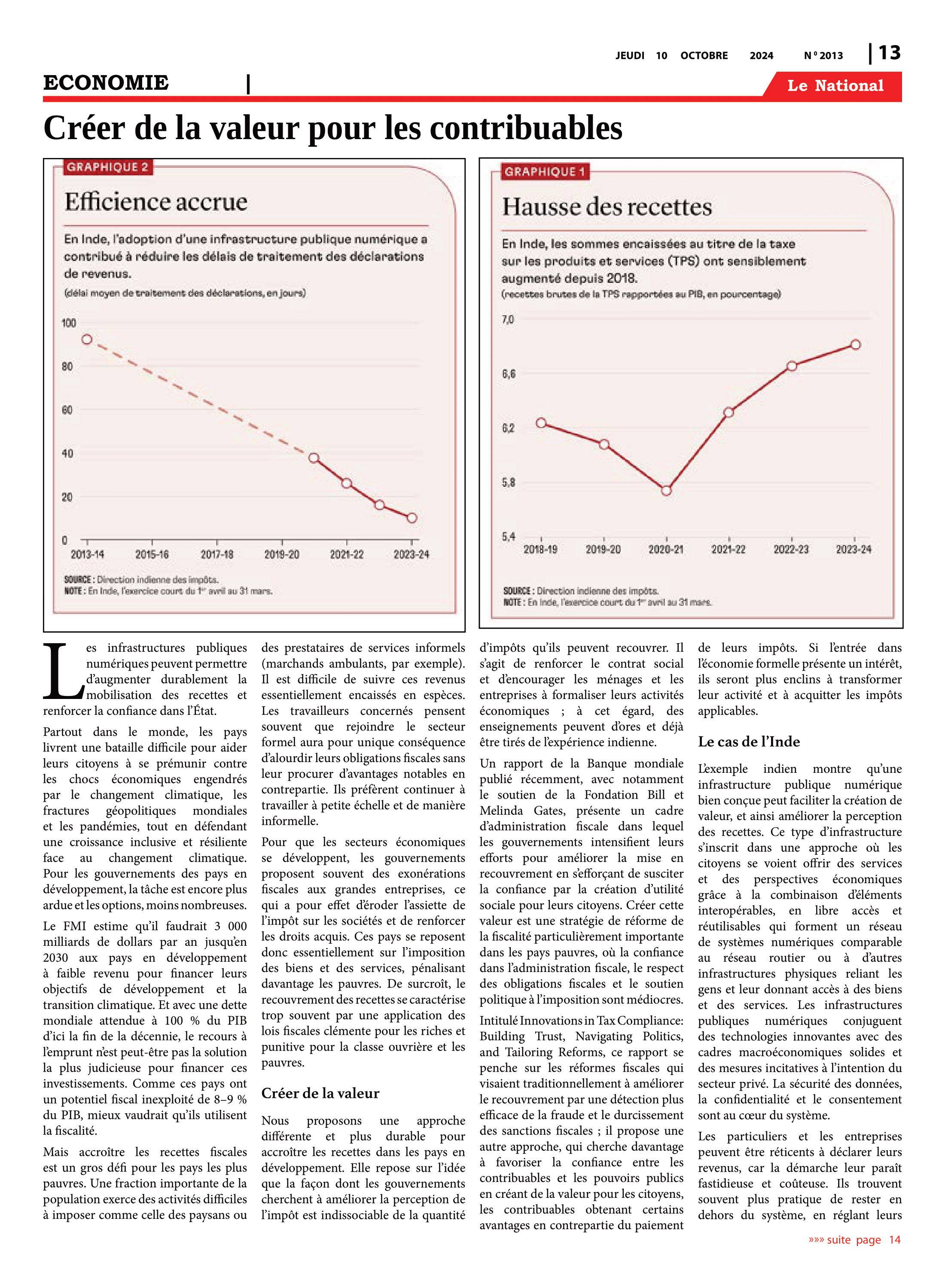 Page 13 de l'édition 2013