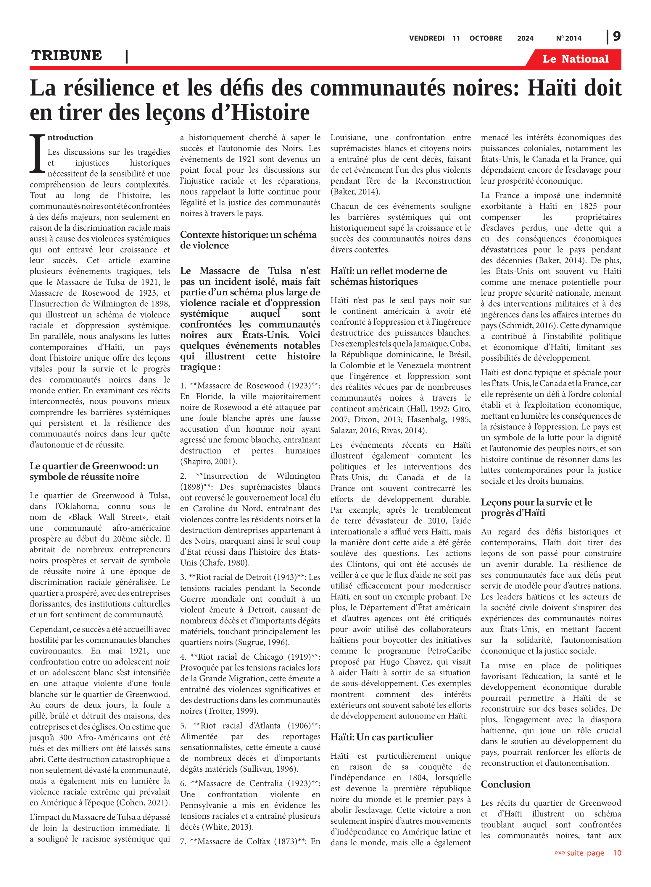 Page 9 de l'édition 2014