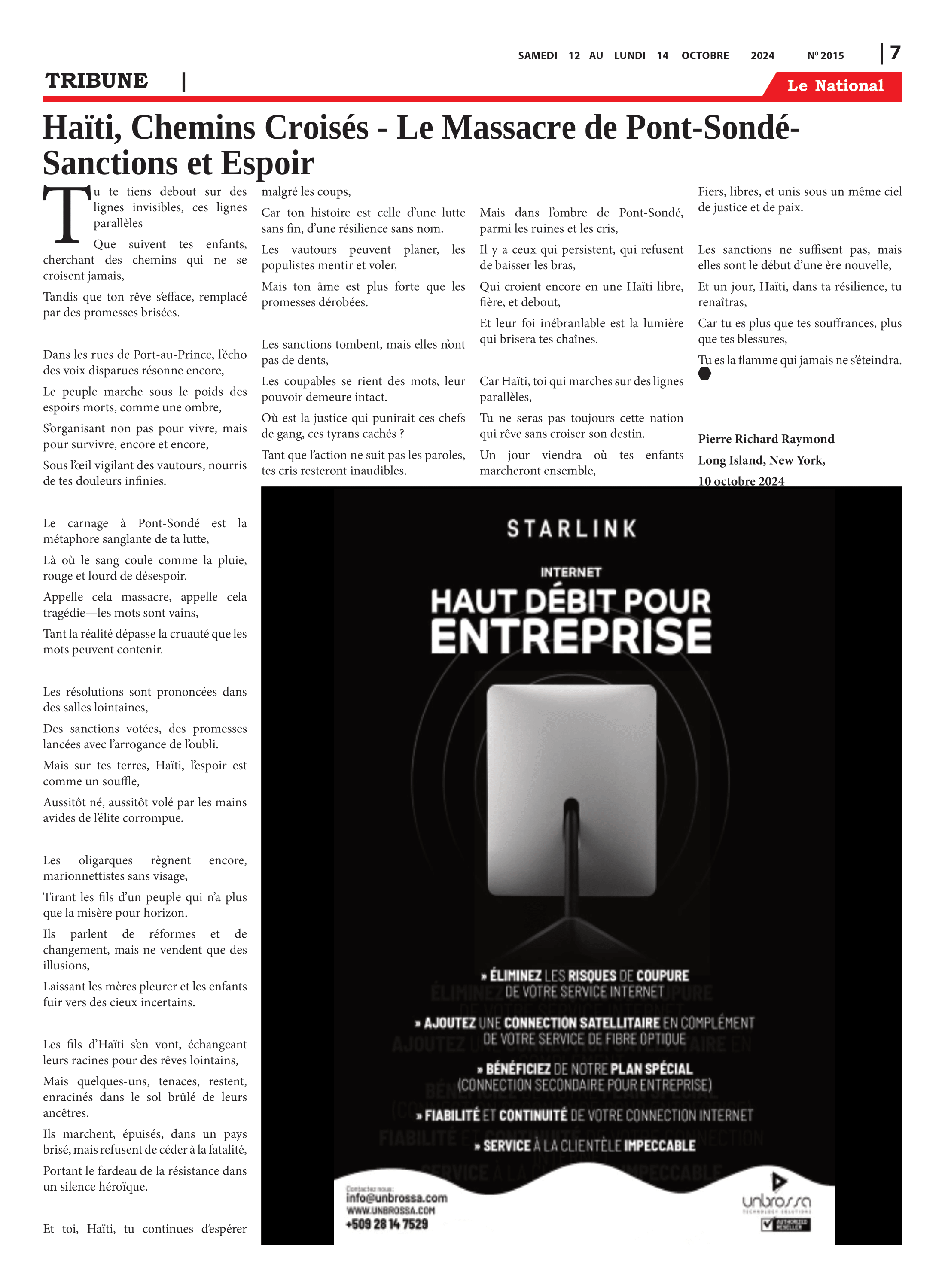 Page 7 de l'édition 2015