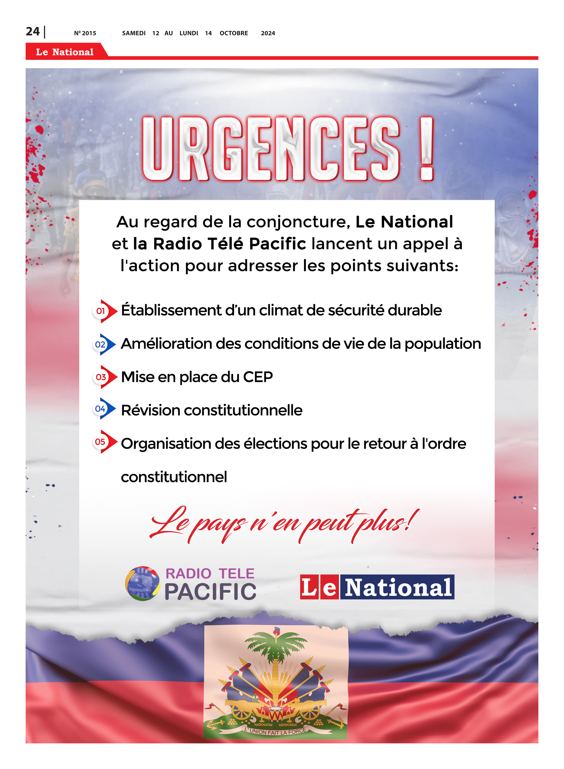 Page 24 de l'édition 2015