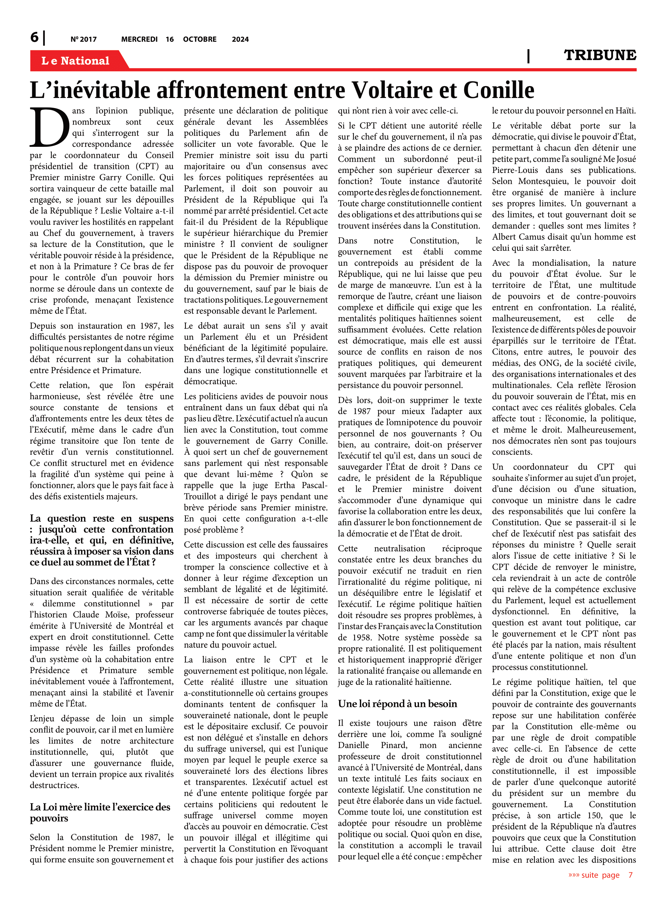 Page 6 de l'édition 2017