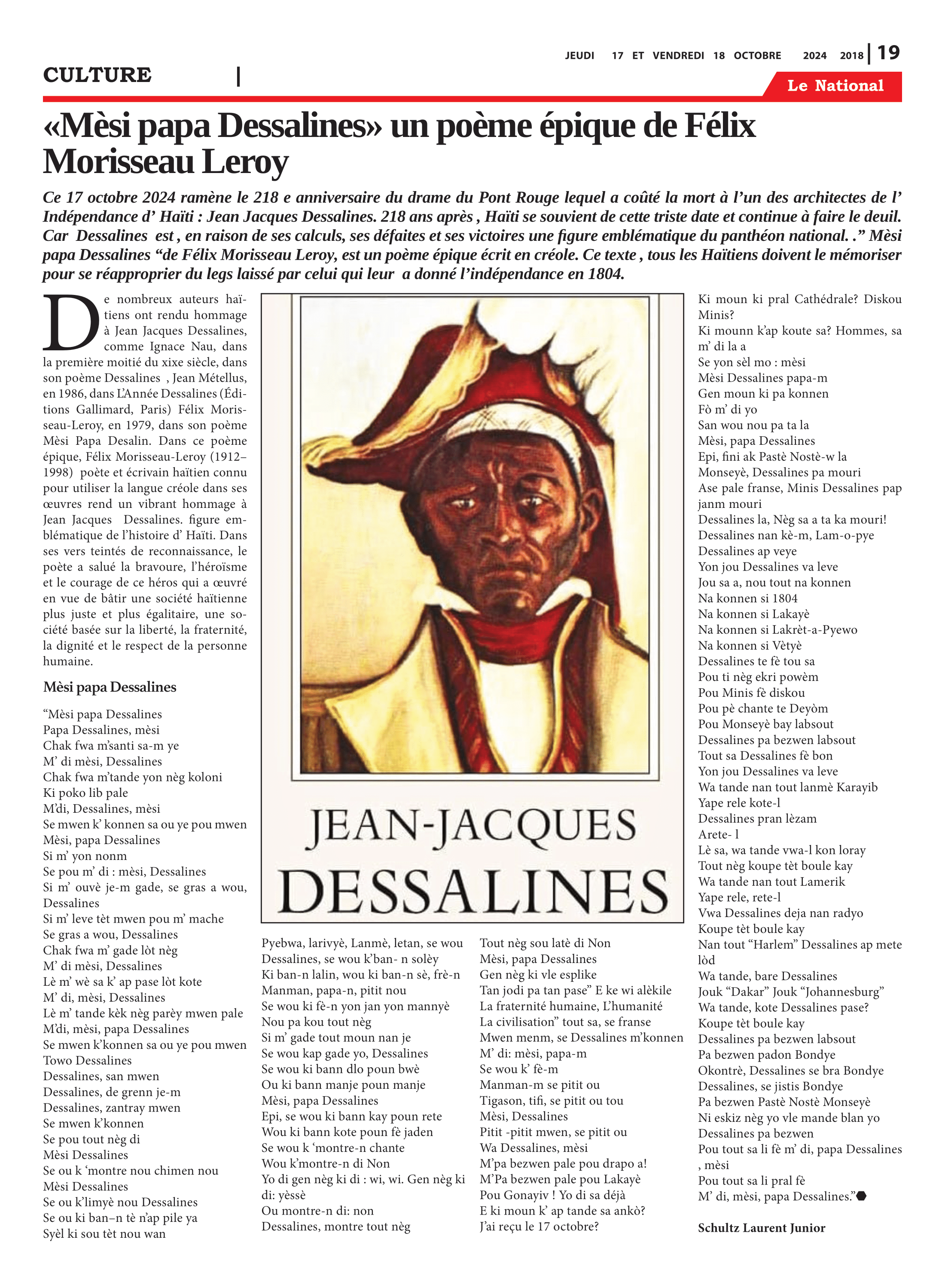 Page 19 de l'édition 2018
