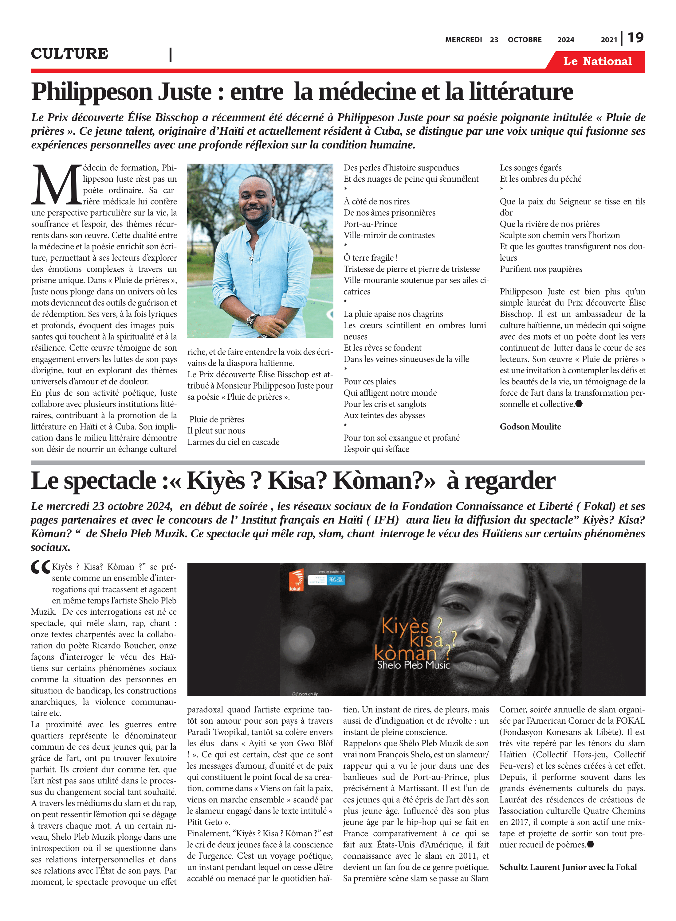 Page 19 de l'édition 2021