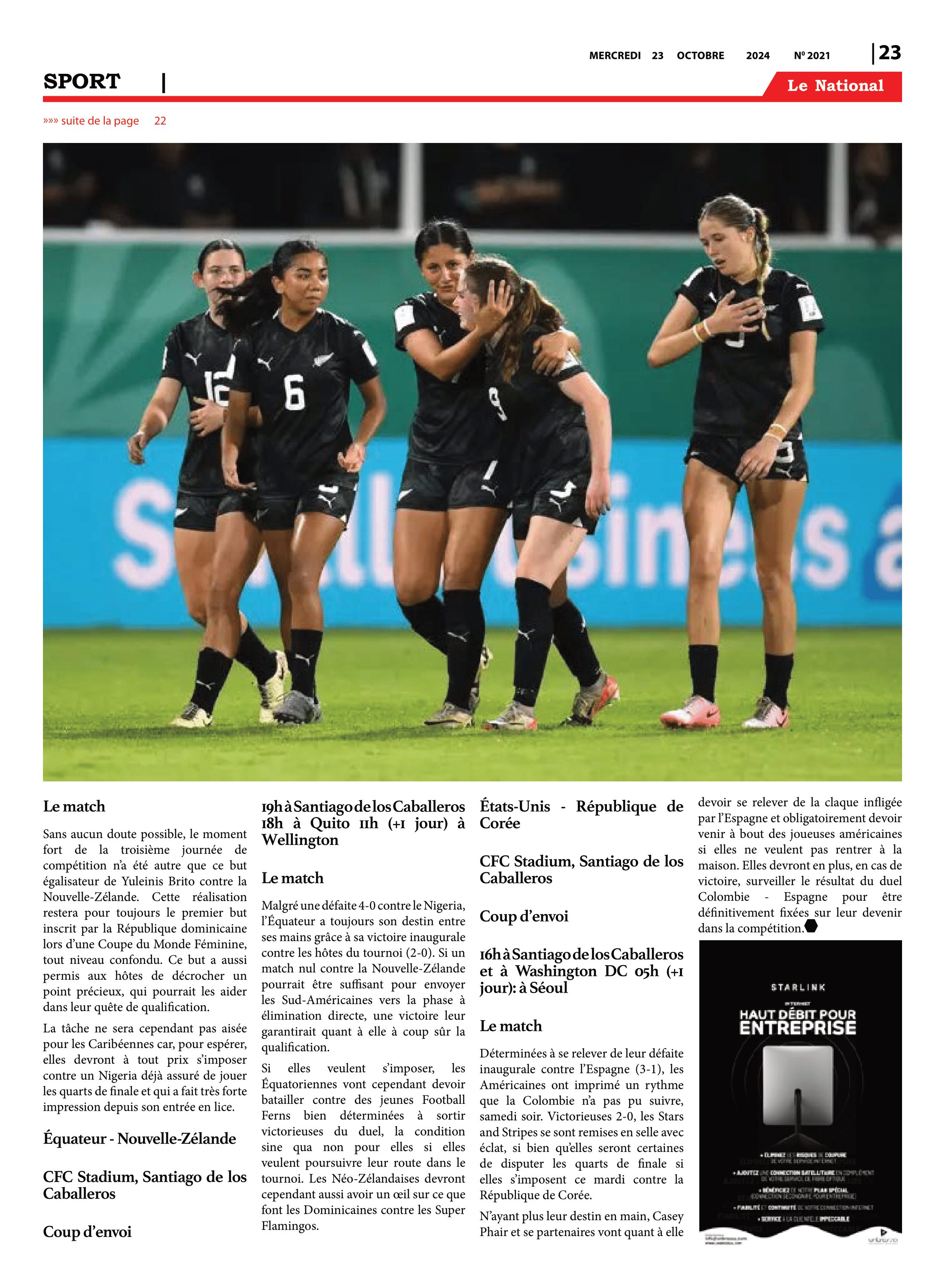 Page 23 de l'édition 2021