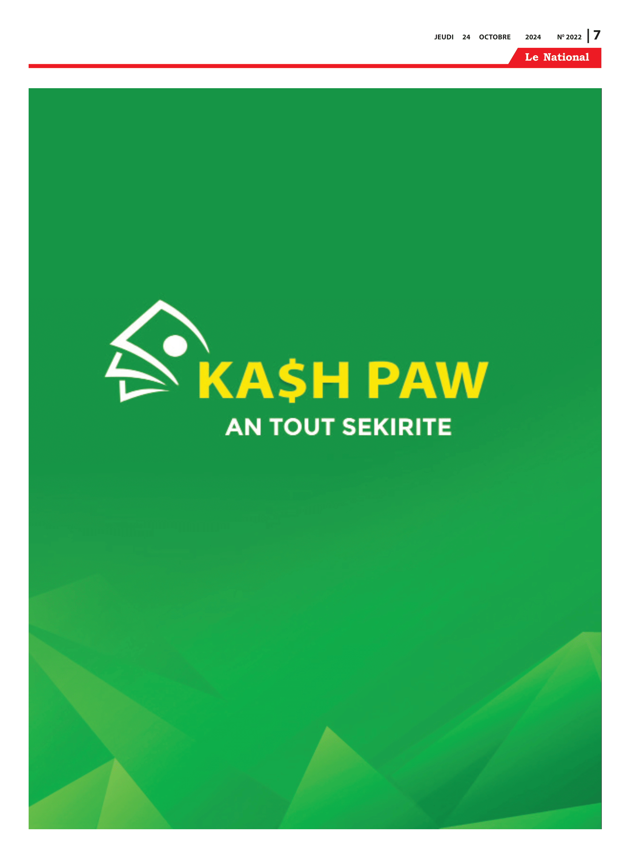 Page 7 de l'édition 2022