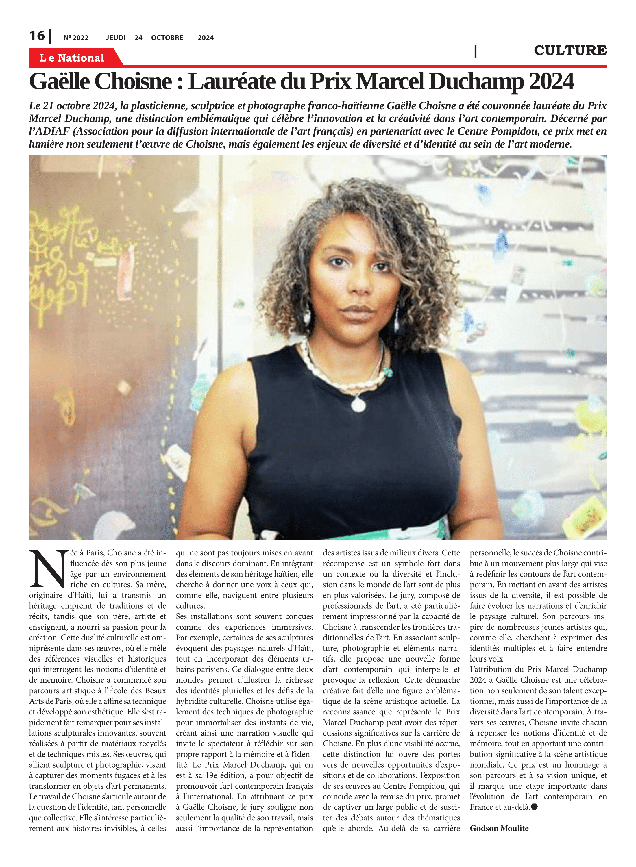Page 16 de l'édition 2022