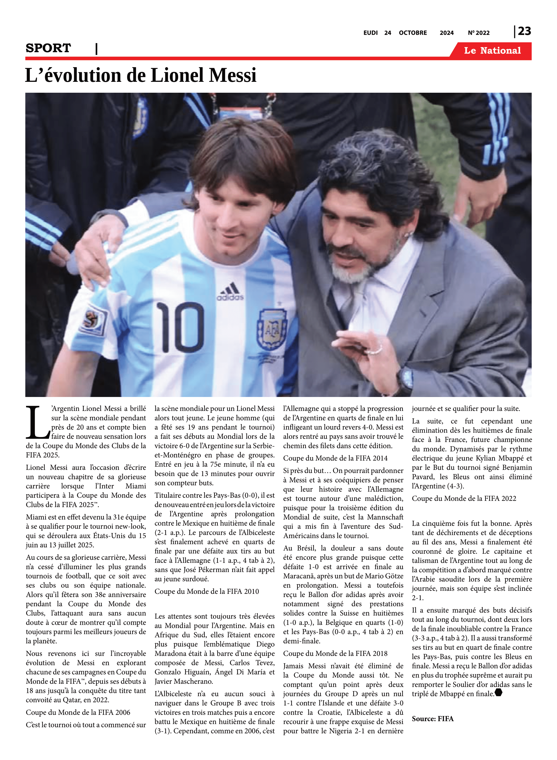 Page 23 de l'édition 2022