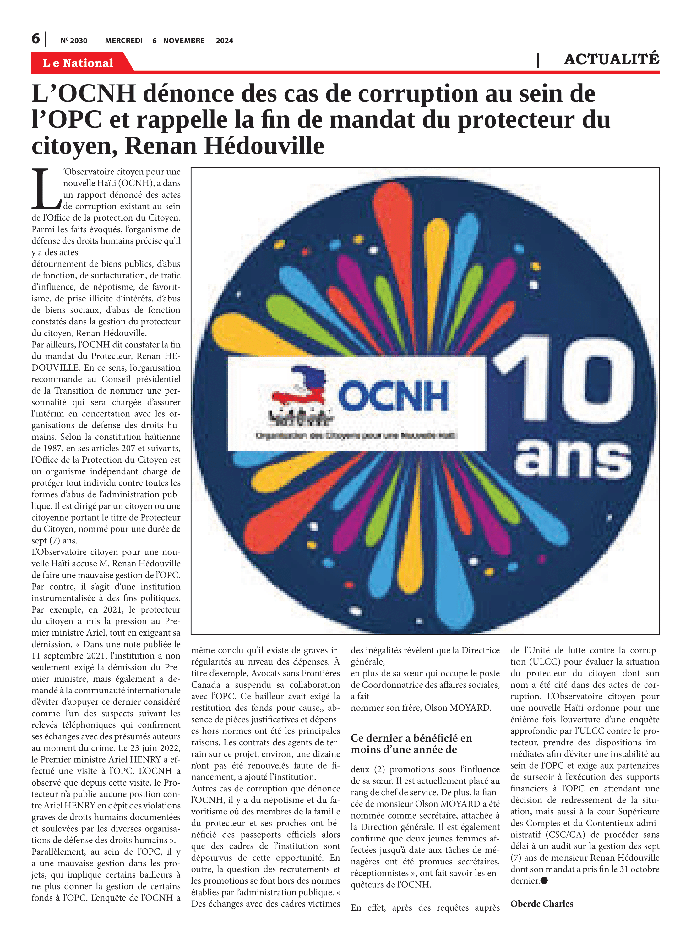 Page 11 de l'édition 2024