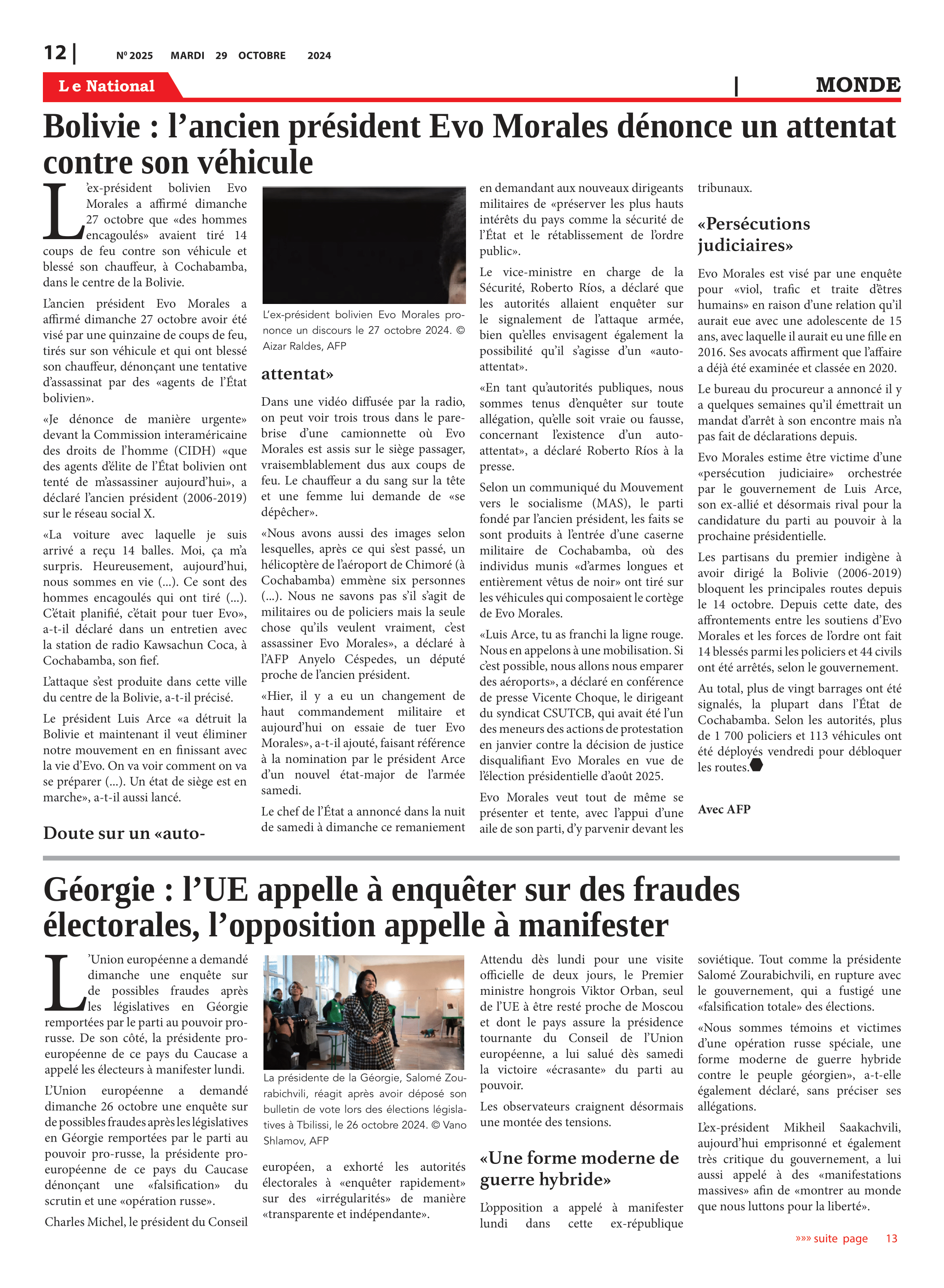 Page 12 de l'édition 2025