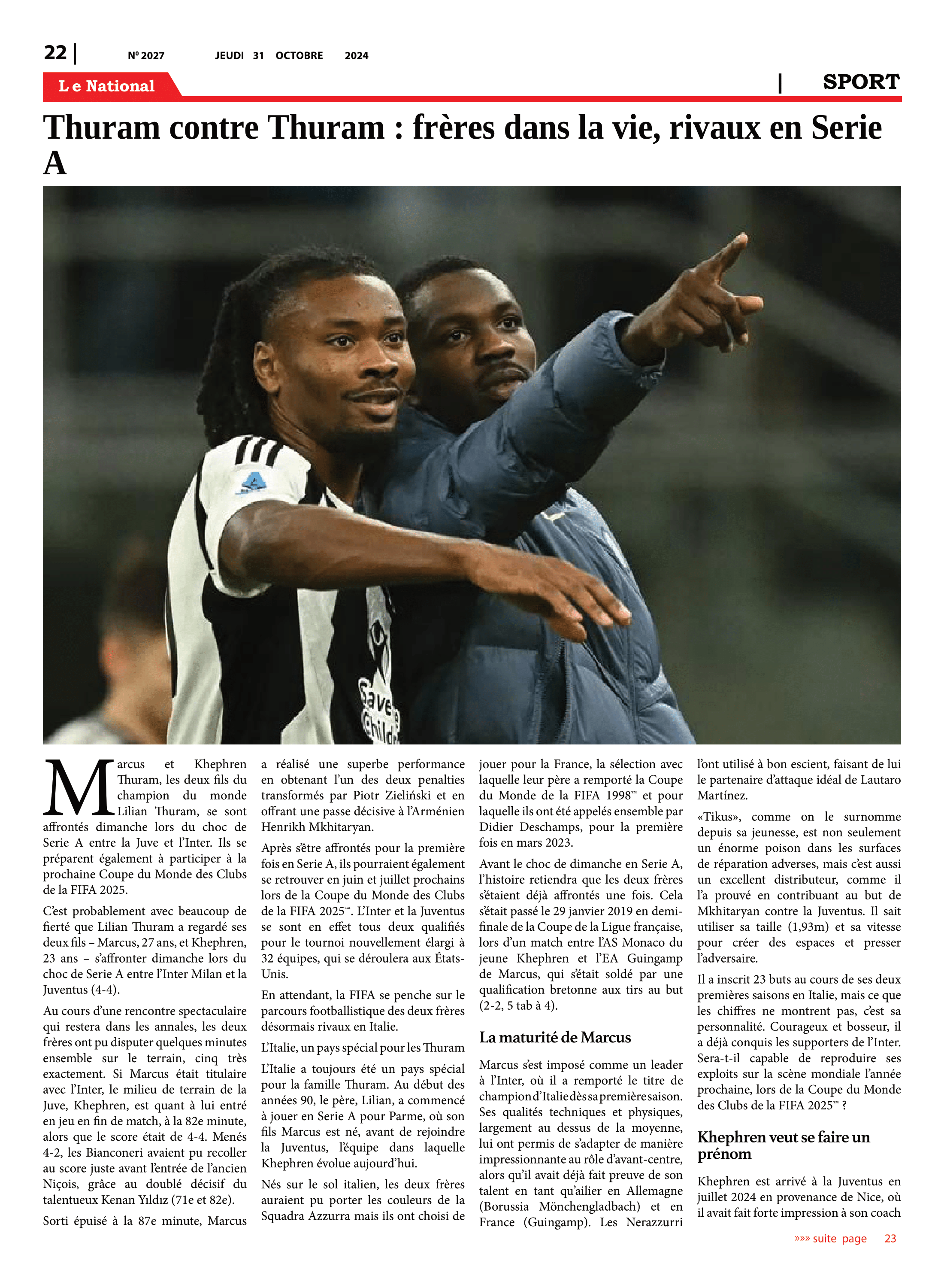 Page 22 de l'édition 2027