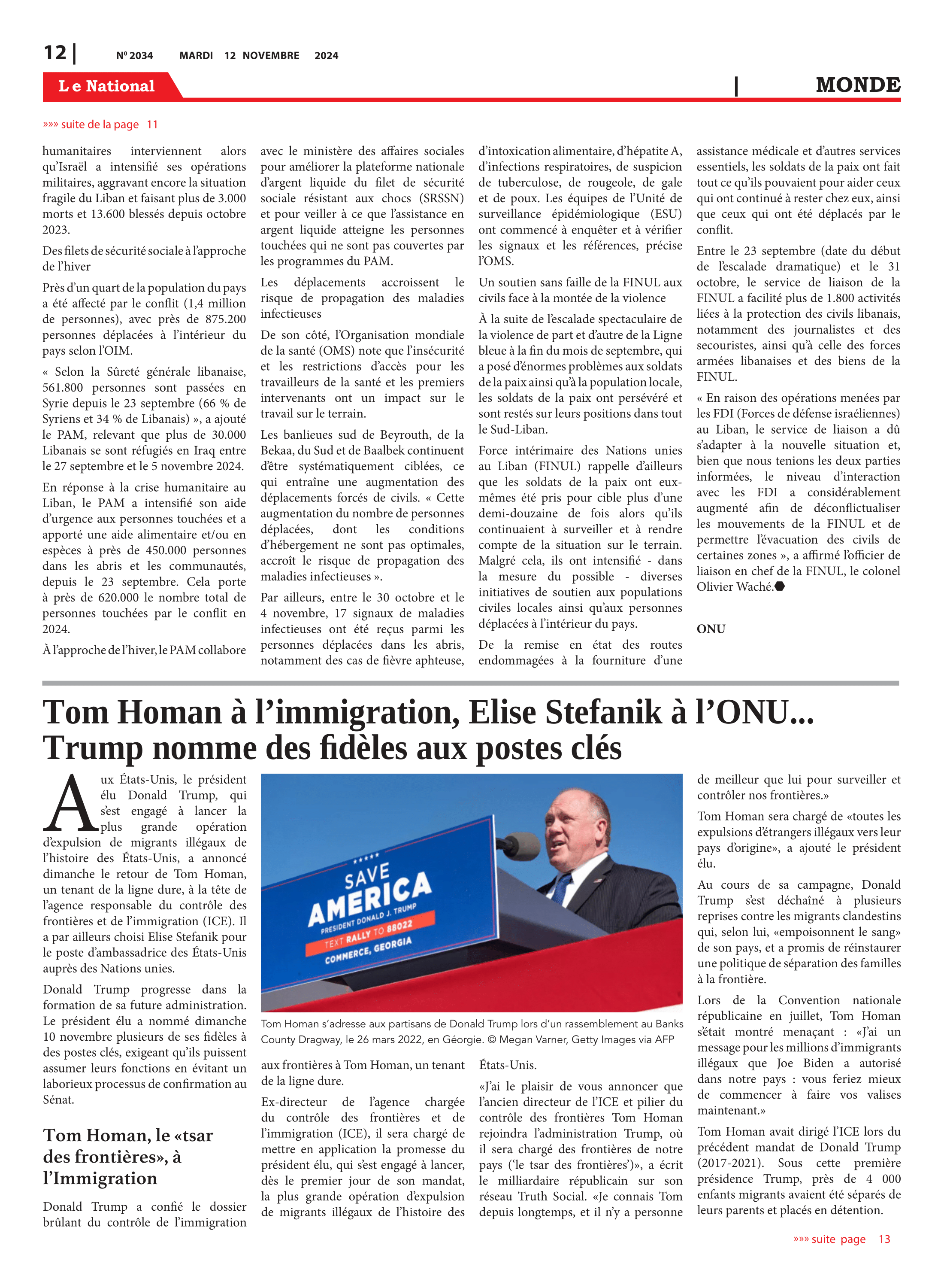 Page 11 de l'édition 2034