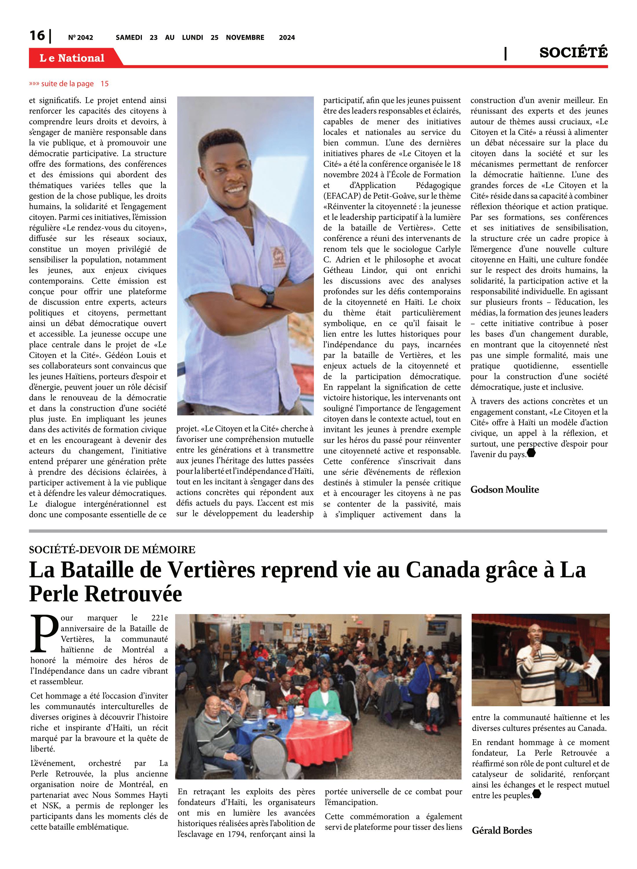 Page 16 de l'édition 2042