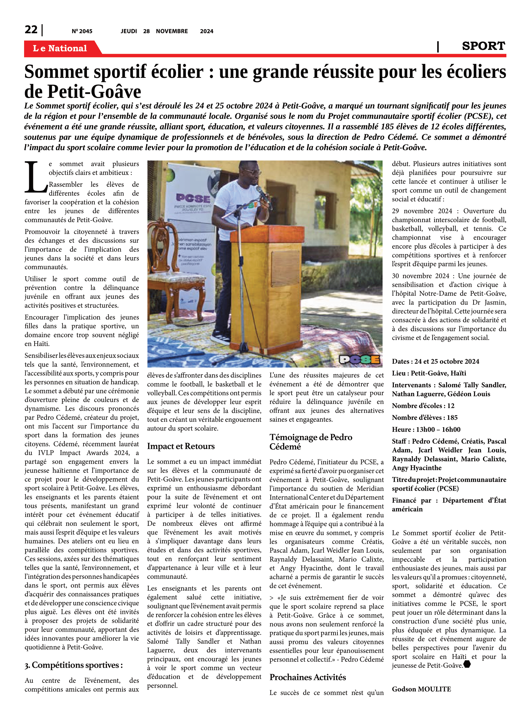 Page 22 de l'édition 2045