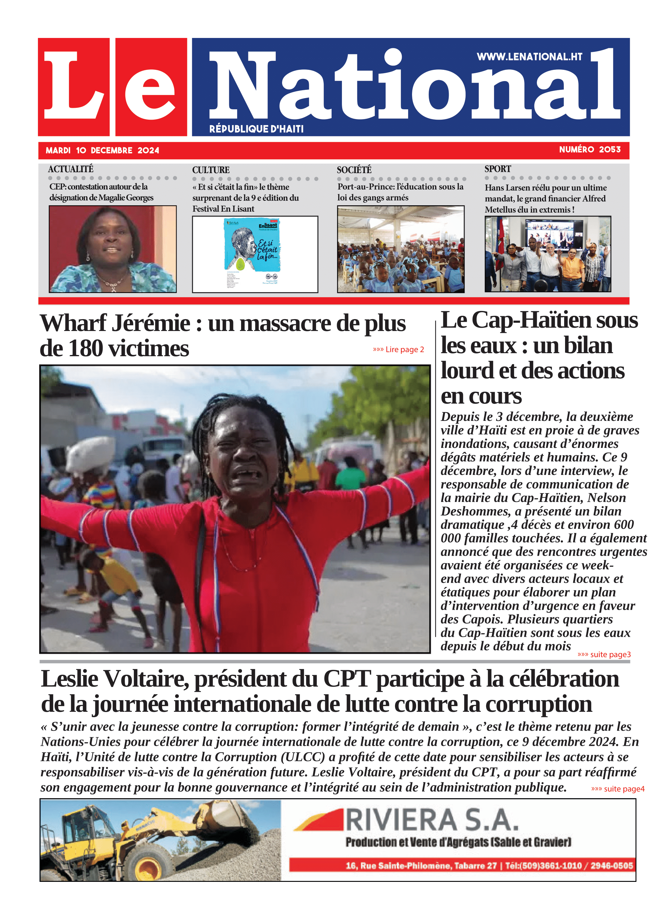 Page 1 de l'édition 2053